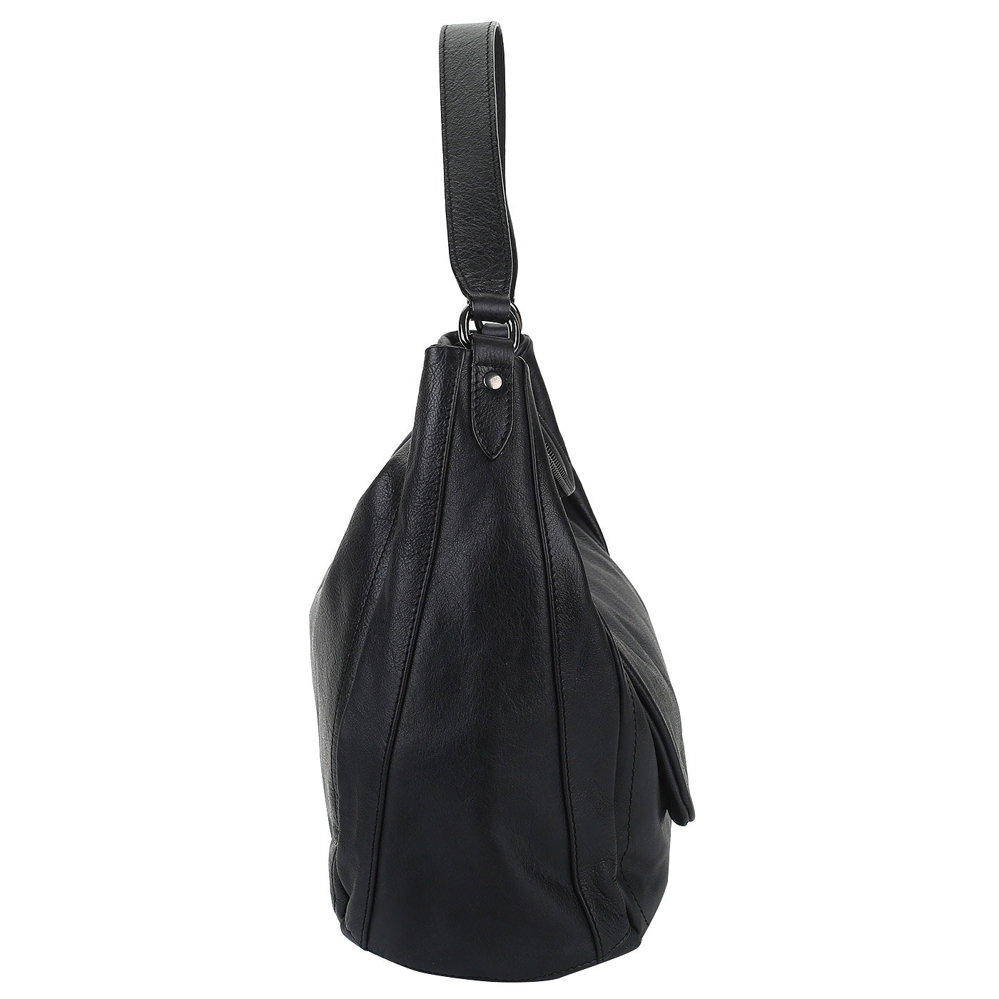 Мягкая сумка из натуральной кожи Bruno Rossi 