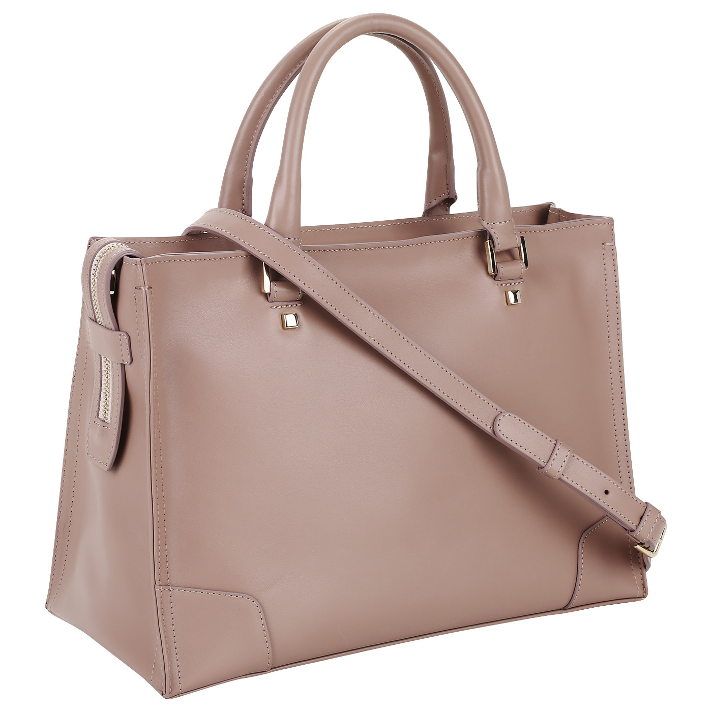 Сумка из кожи и замши Aurelli 