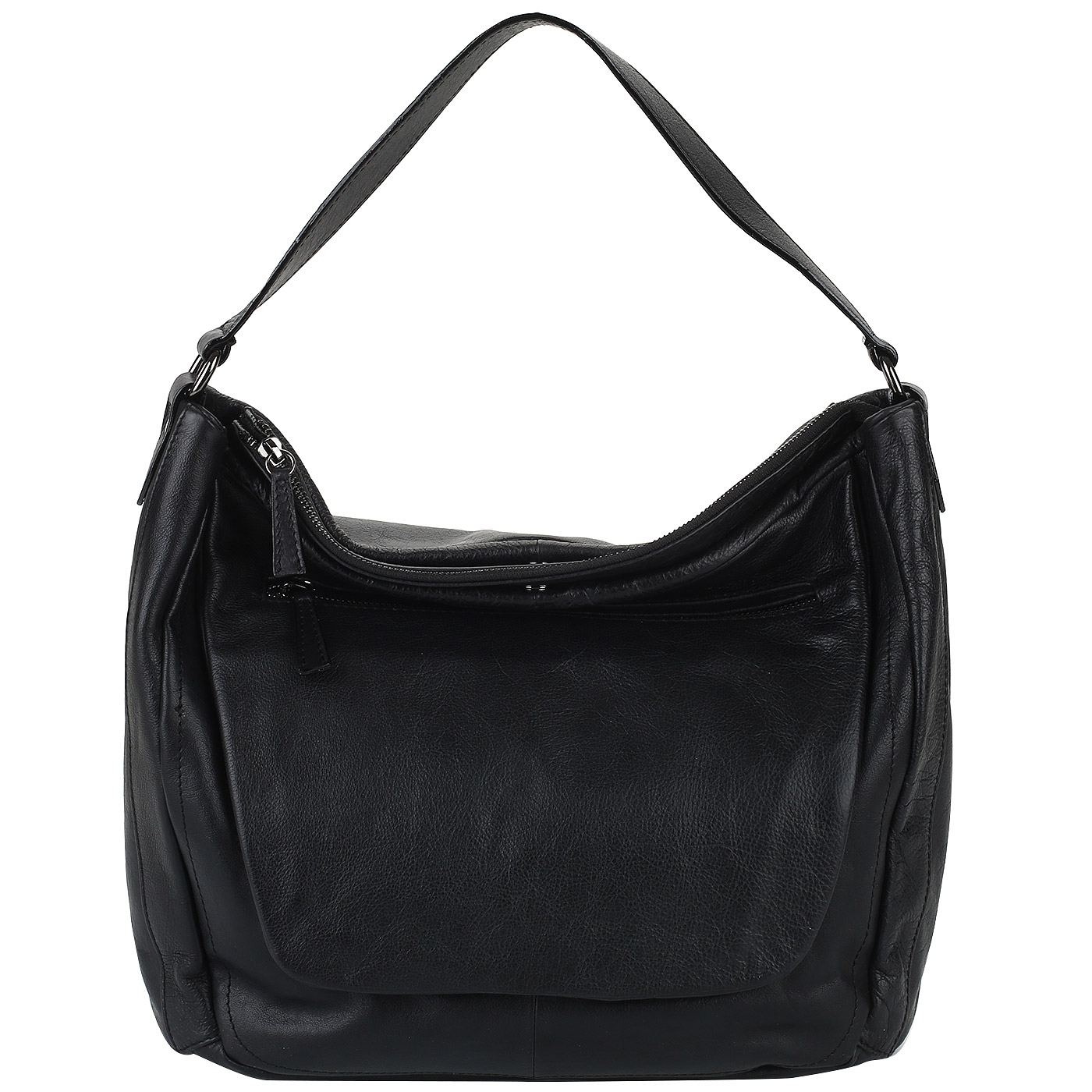 Bruno Rossi Мягкая сумка из натуральной кожи