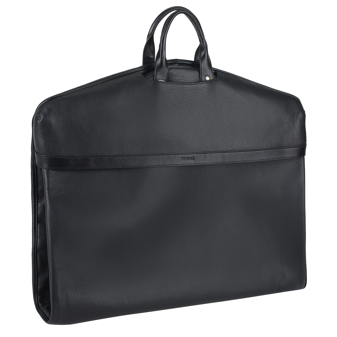 Кожаный черный портплед Stevens 