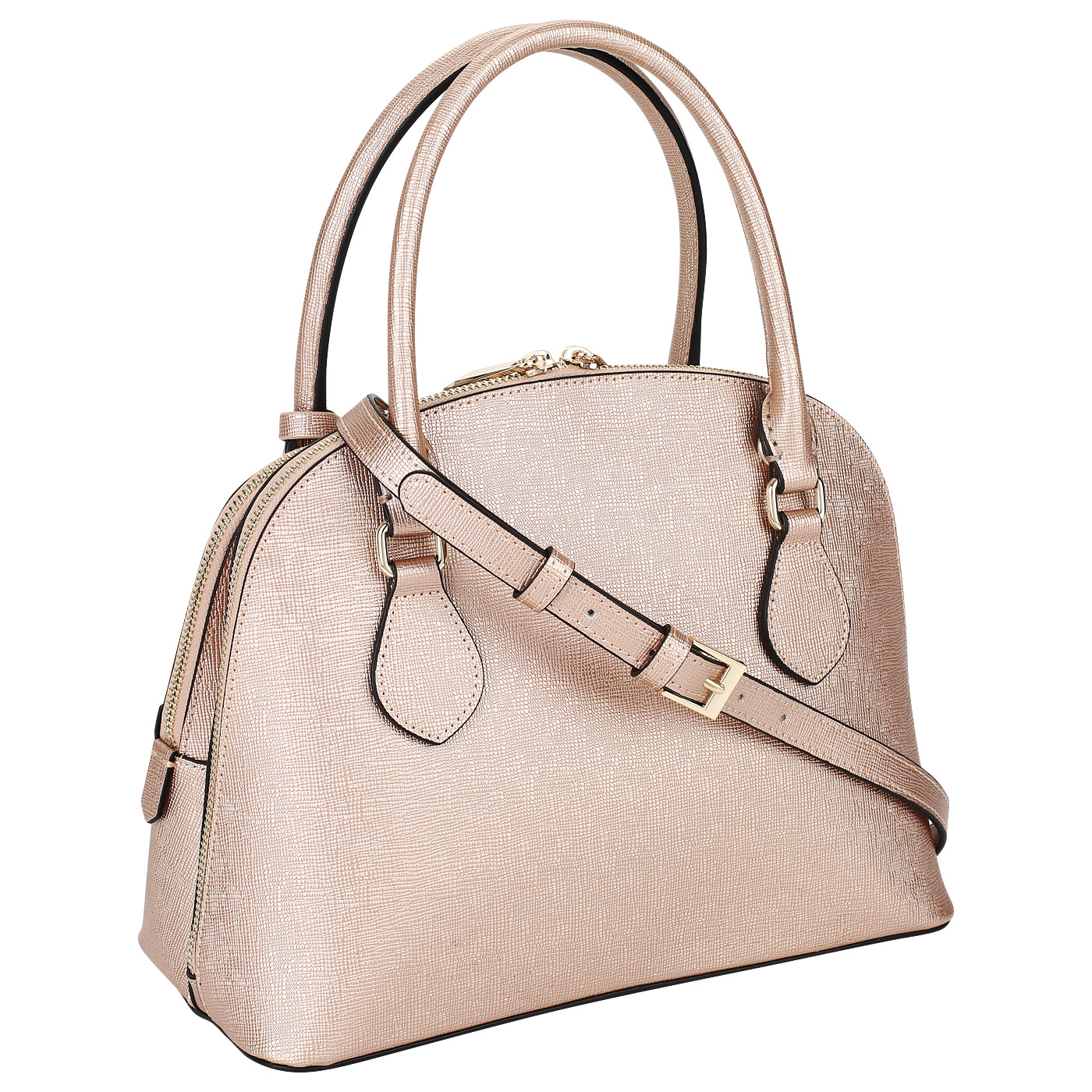 Сафьяновая сумка на молнии Cromia Mina