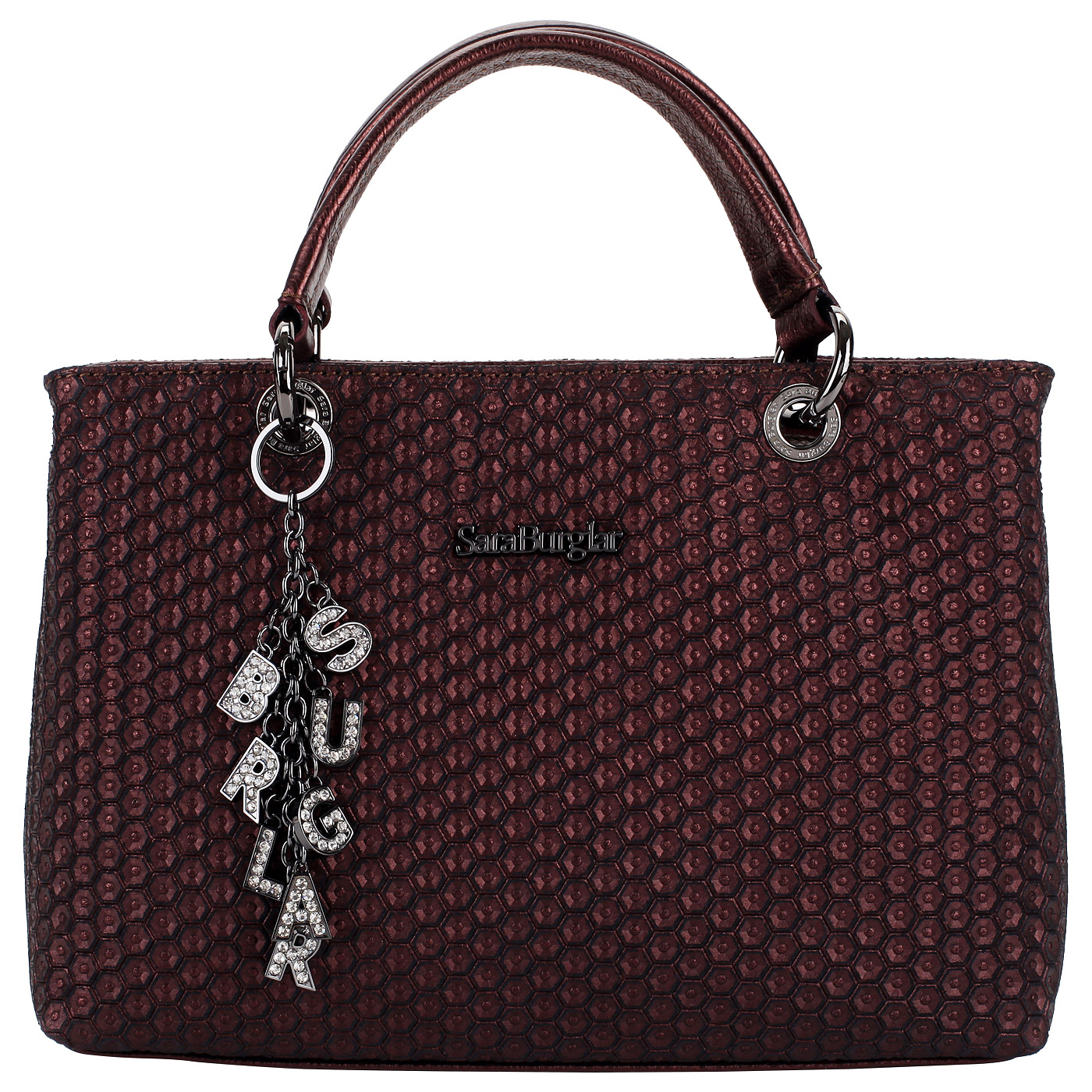 Sara Burglar Кожаная сумка с тиснением