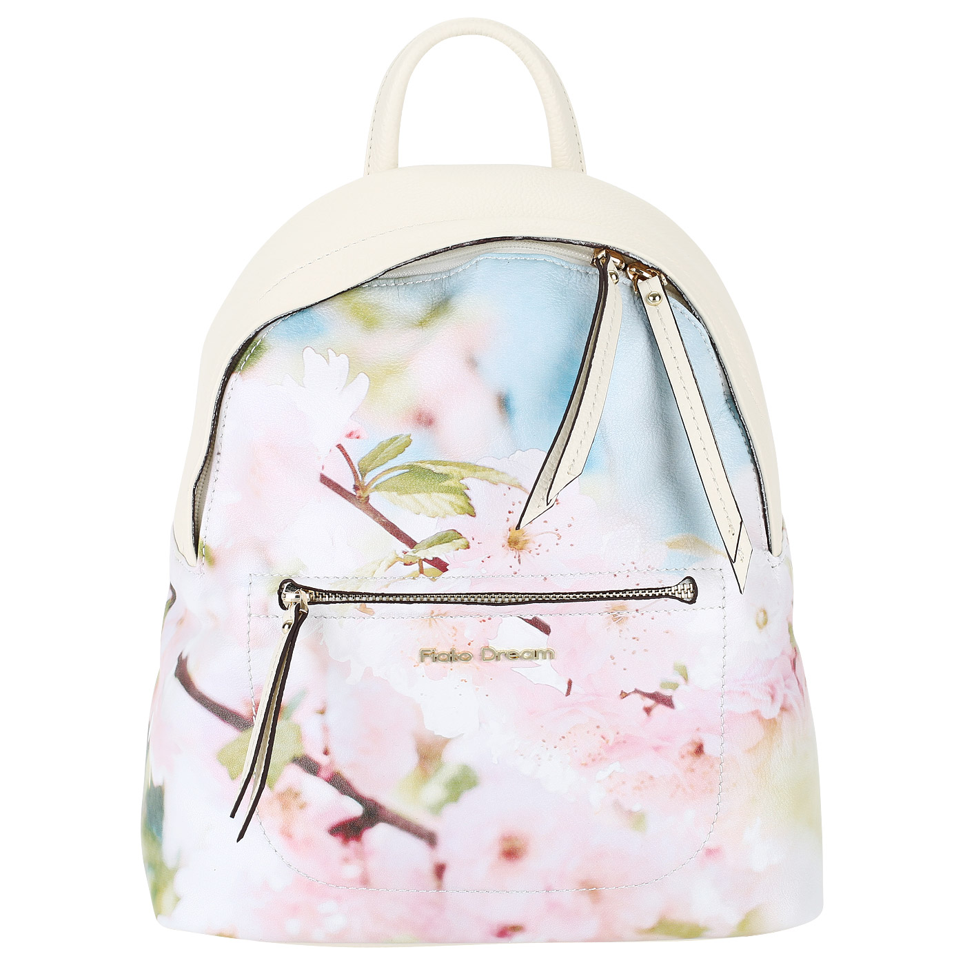 Fiato Dream Женский рюкзак из кожи с принтом