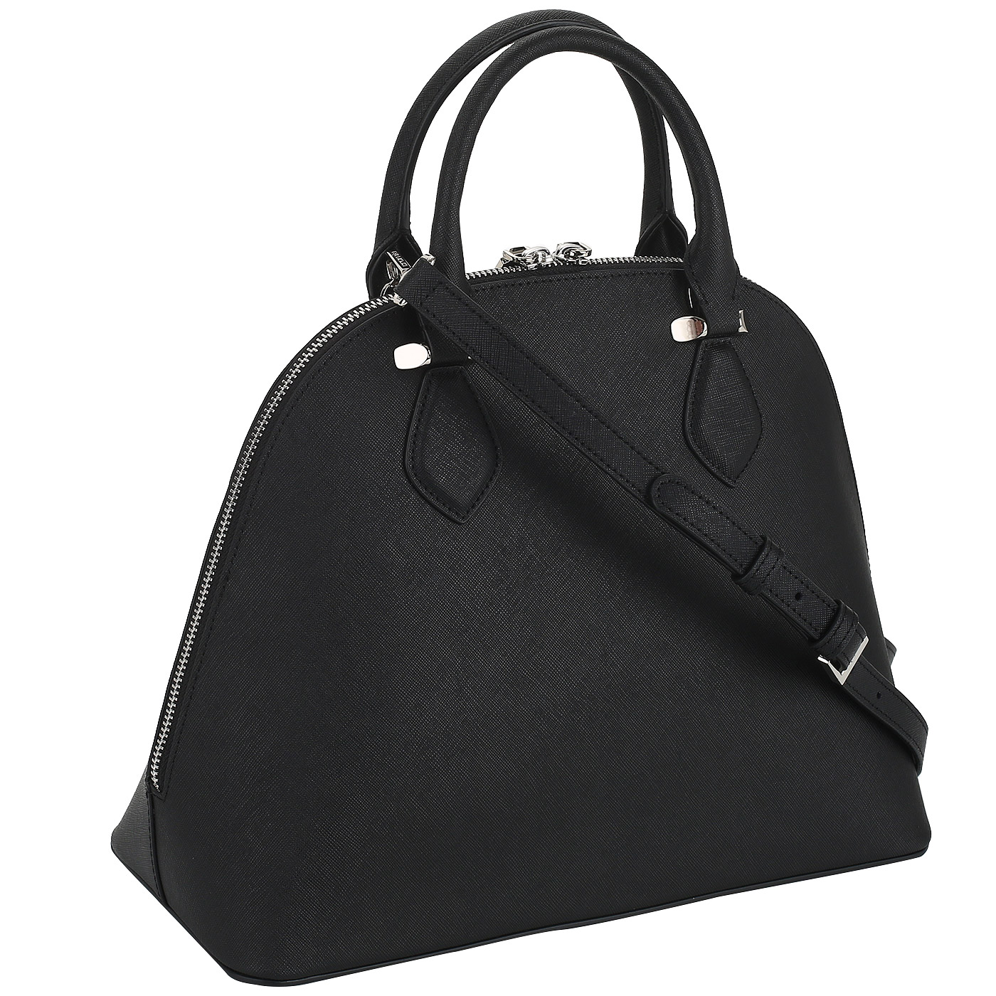 Сафьяновая сумка на двойной молнии Cromia Perla