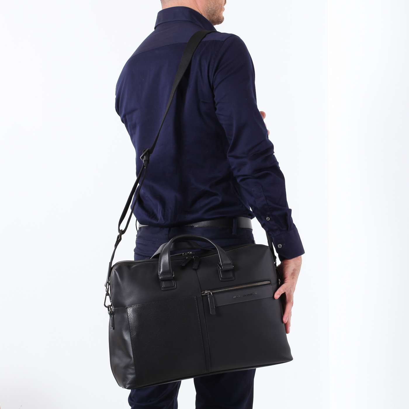 Деловая сумка с двумя отделами Piquadro Vanguard