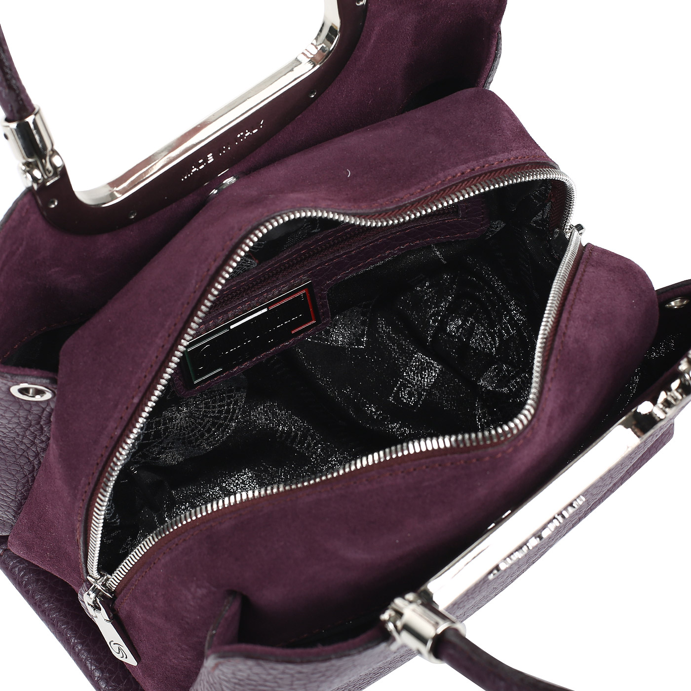 Компактная бордовая сумочка Gilda Tonelli Cerv Cam