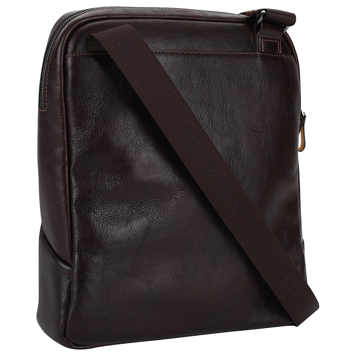 Мужская сумка-планшет из коричневой кожи Stevens 