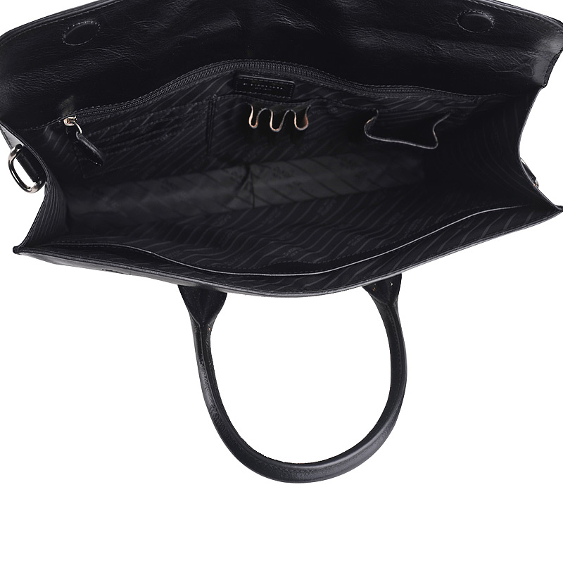 Кожаная деловая сумка Dr. Koffer 