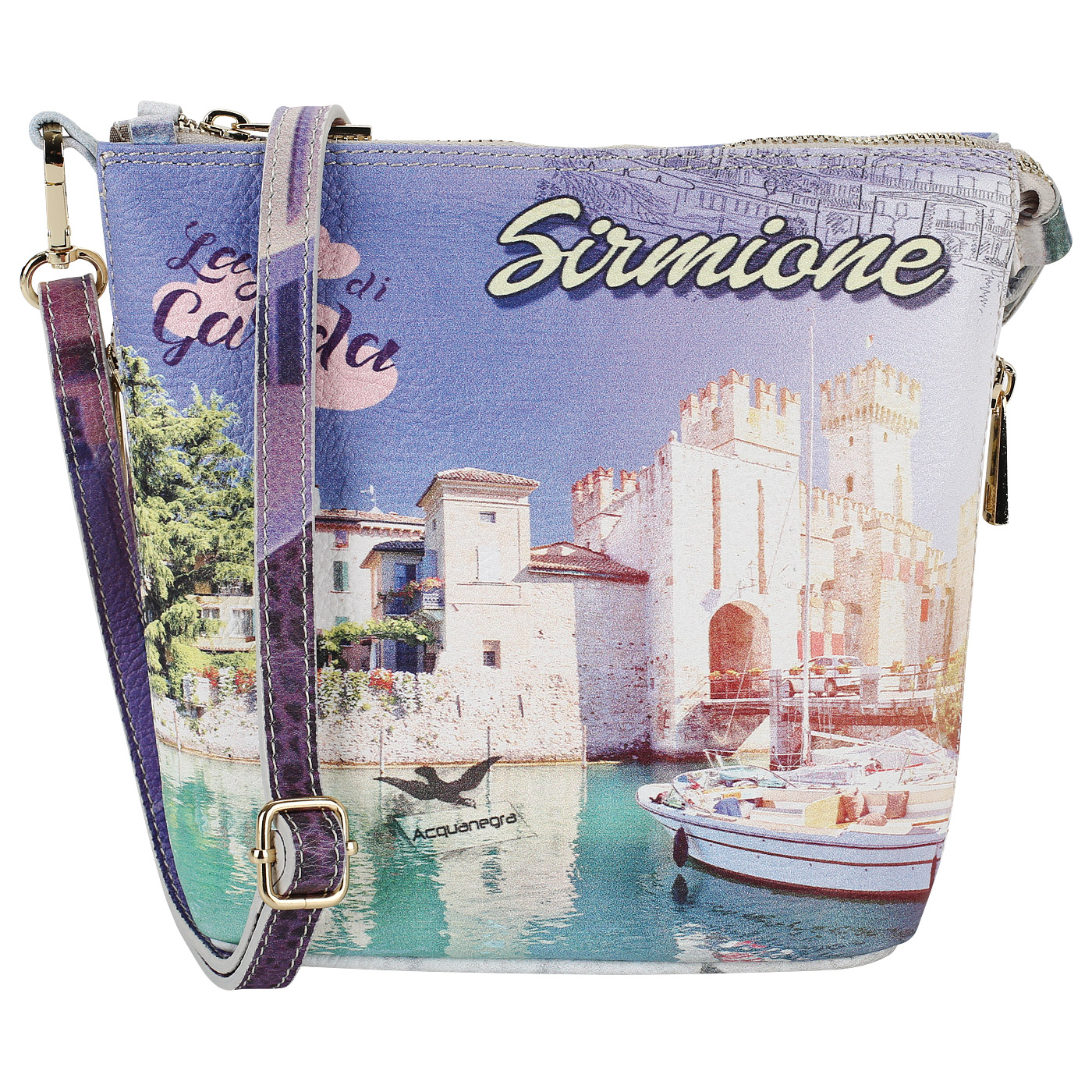 Acquanegra Сумочка со съемным ремешком