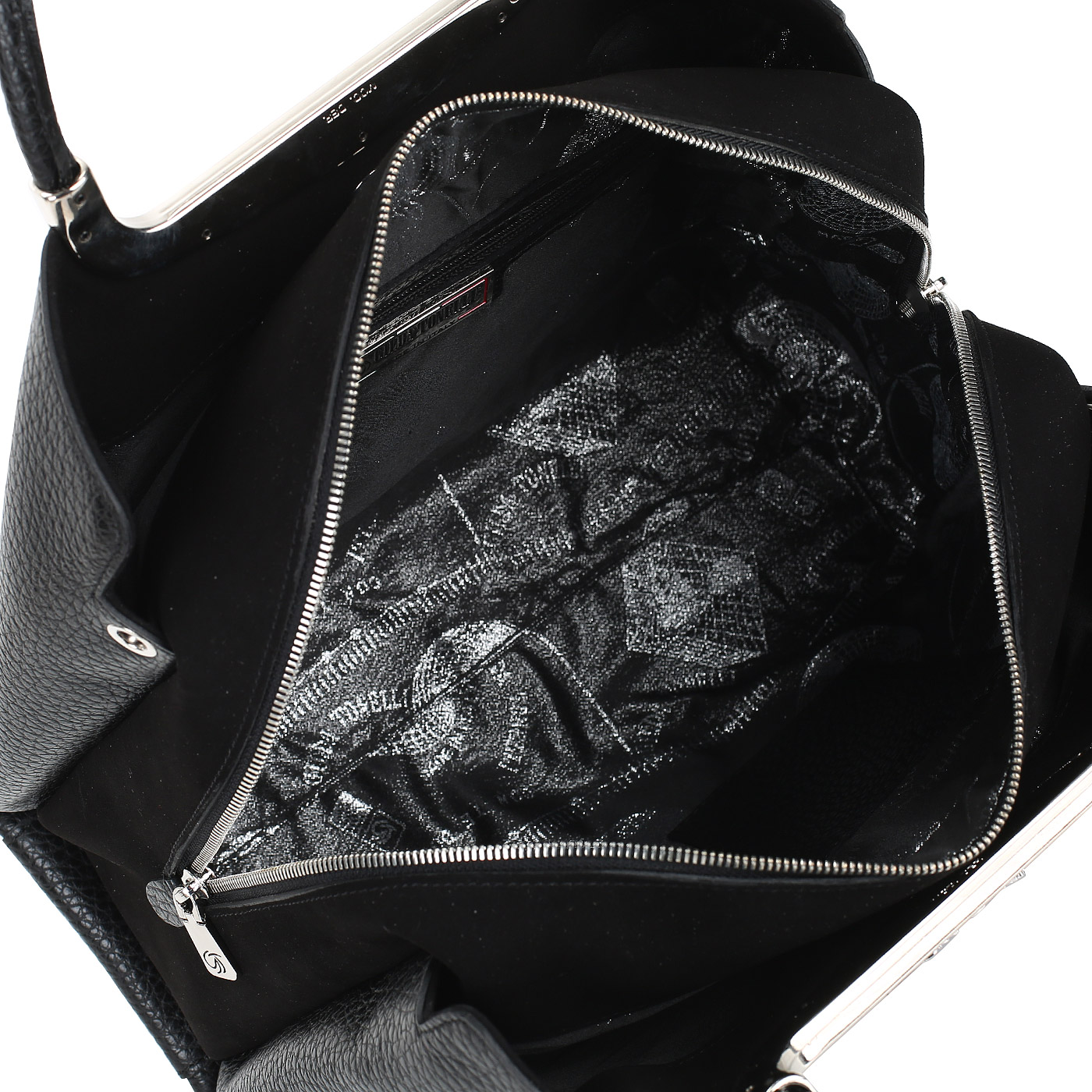 Кожаная сумка с тремя отделами Gilda Tonelli Cerv Cam