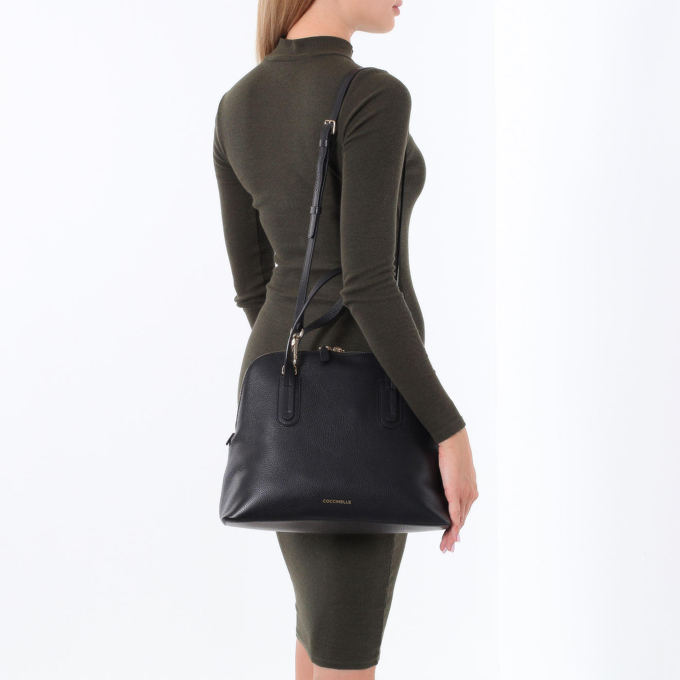 Сумка с двойной молнией Coccinelle Dione