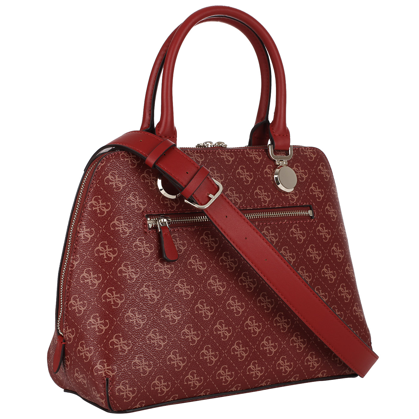 Сумка на двойной молнии Guess Aline Dome Satchel