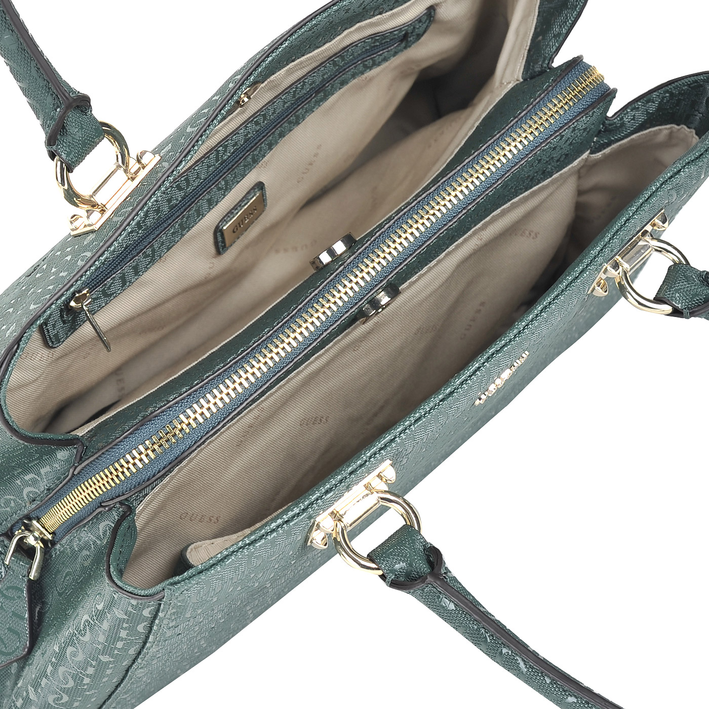 Вместительная стеганая сумка с тремя отделами Guess Lorien