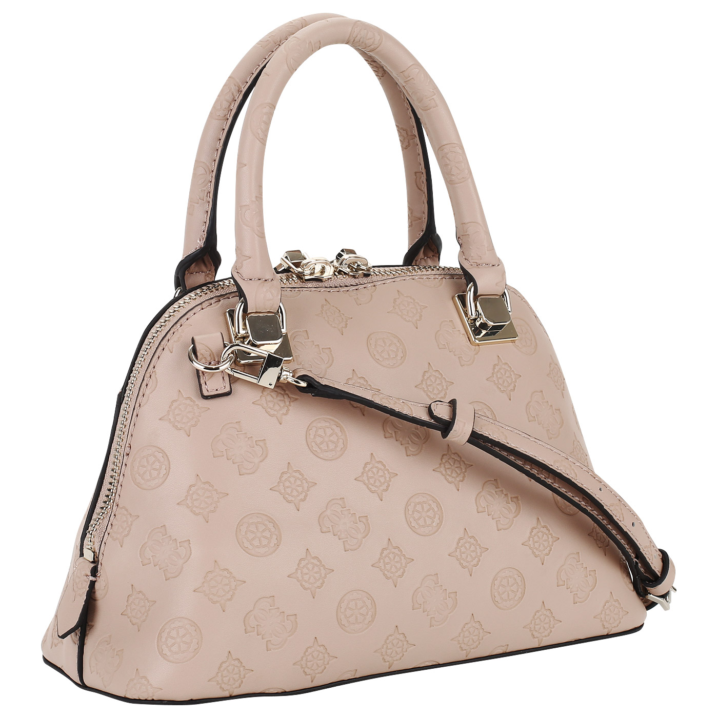 Тисненая сумка на двойной молнии Guess Peony Classic