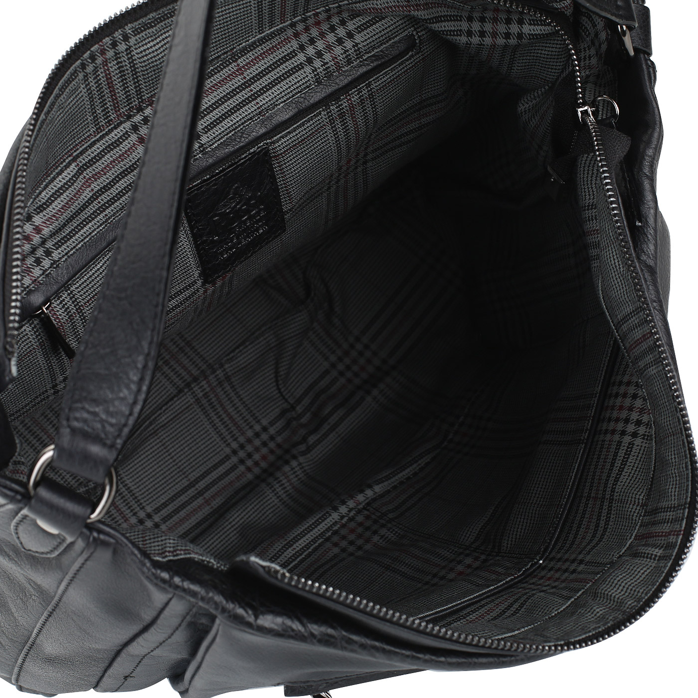 Мягкая сумка из натуральной кожи Bruno Rossi 