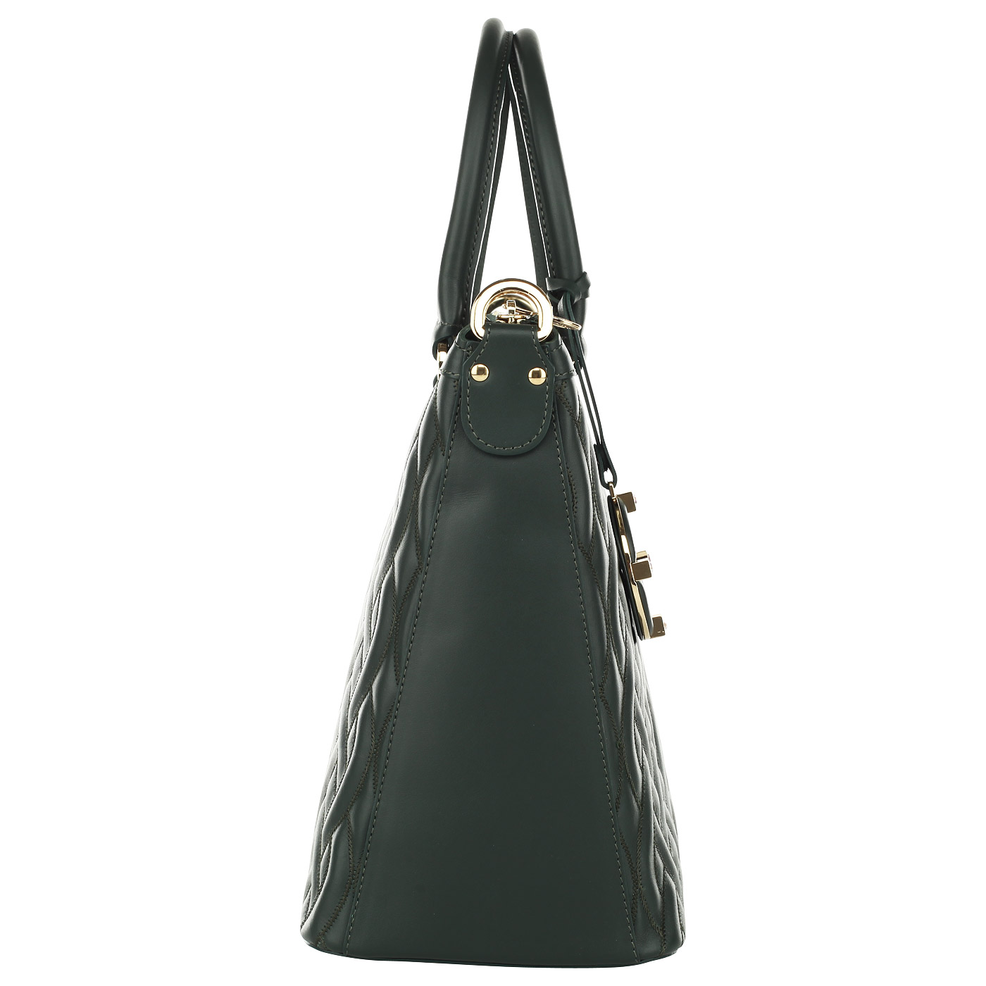 Стеганая сумка с брелоком Valentino Orlandi Malika