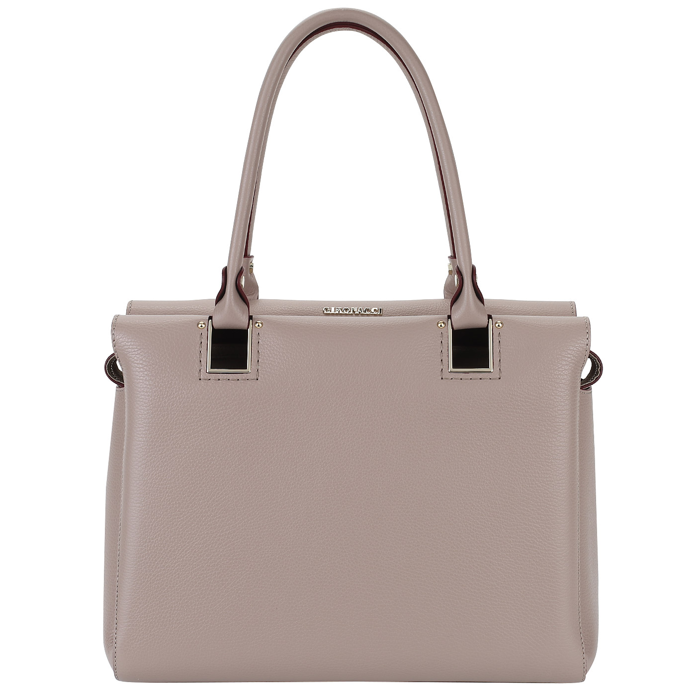 Gironacci Кожаная сумка на двойной молнии