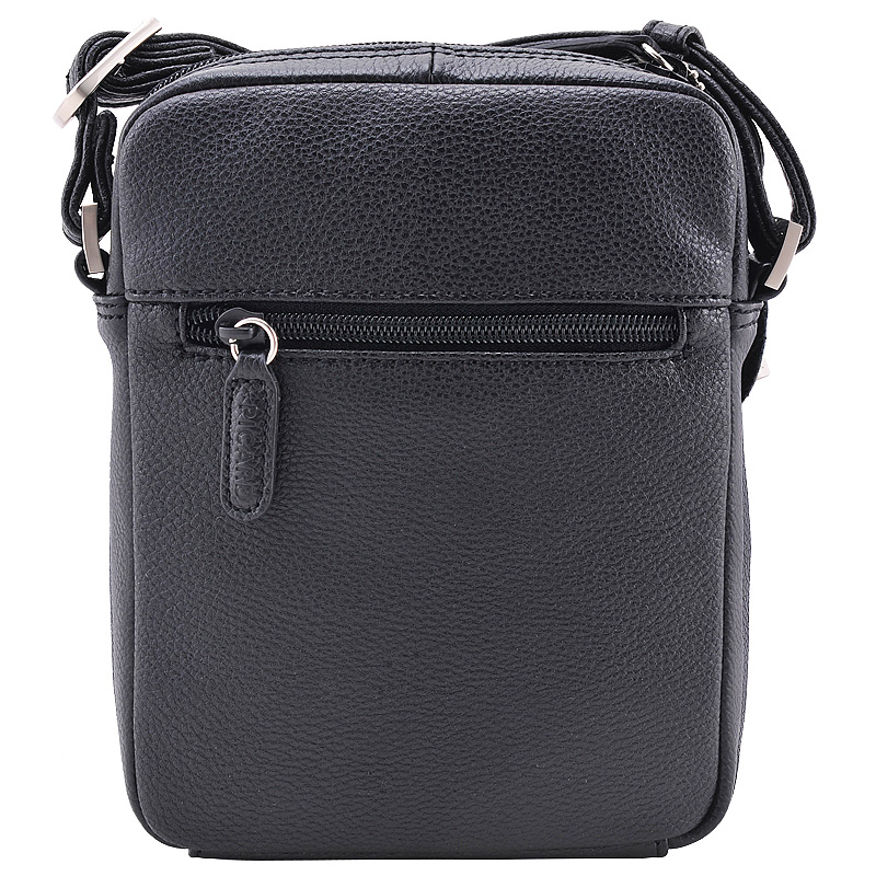 Мужская сумка-планшет из черной кожи Picard Milano