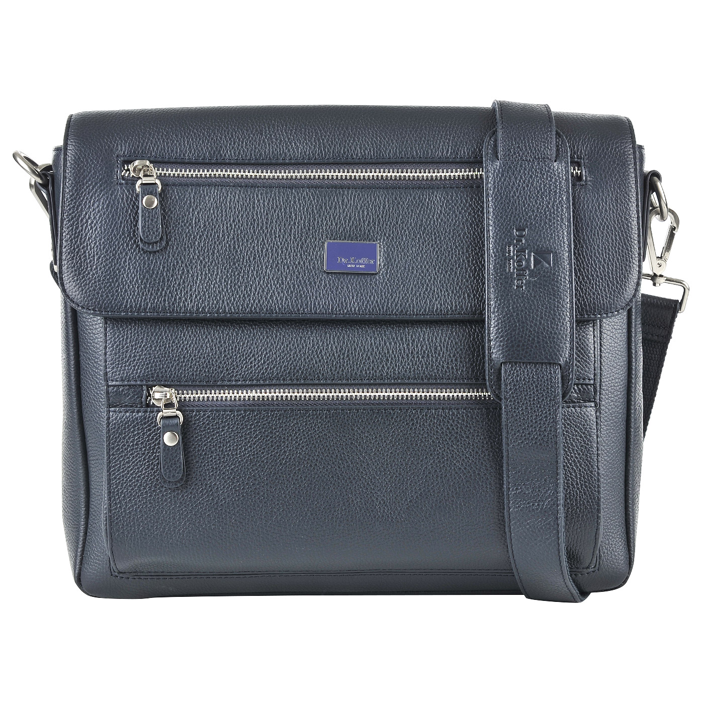 Мужская кожаная сумка через плечо Dr. Koffer 