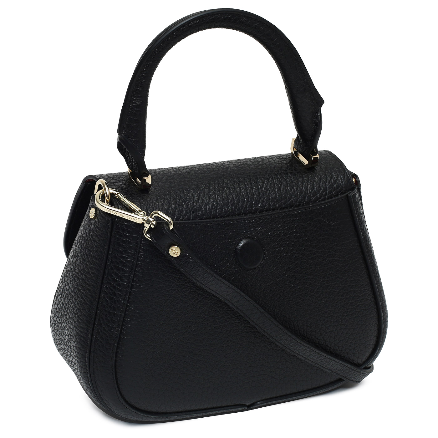 Кожаная сумка Carlo Salvatelli Ives cervino