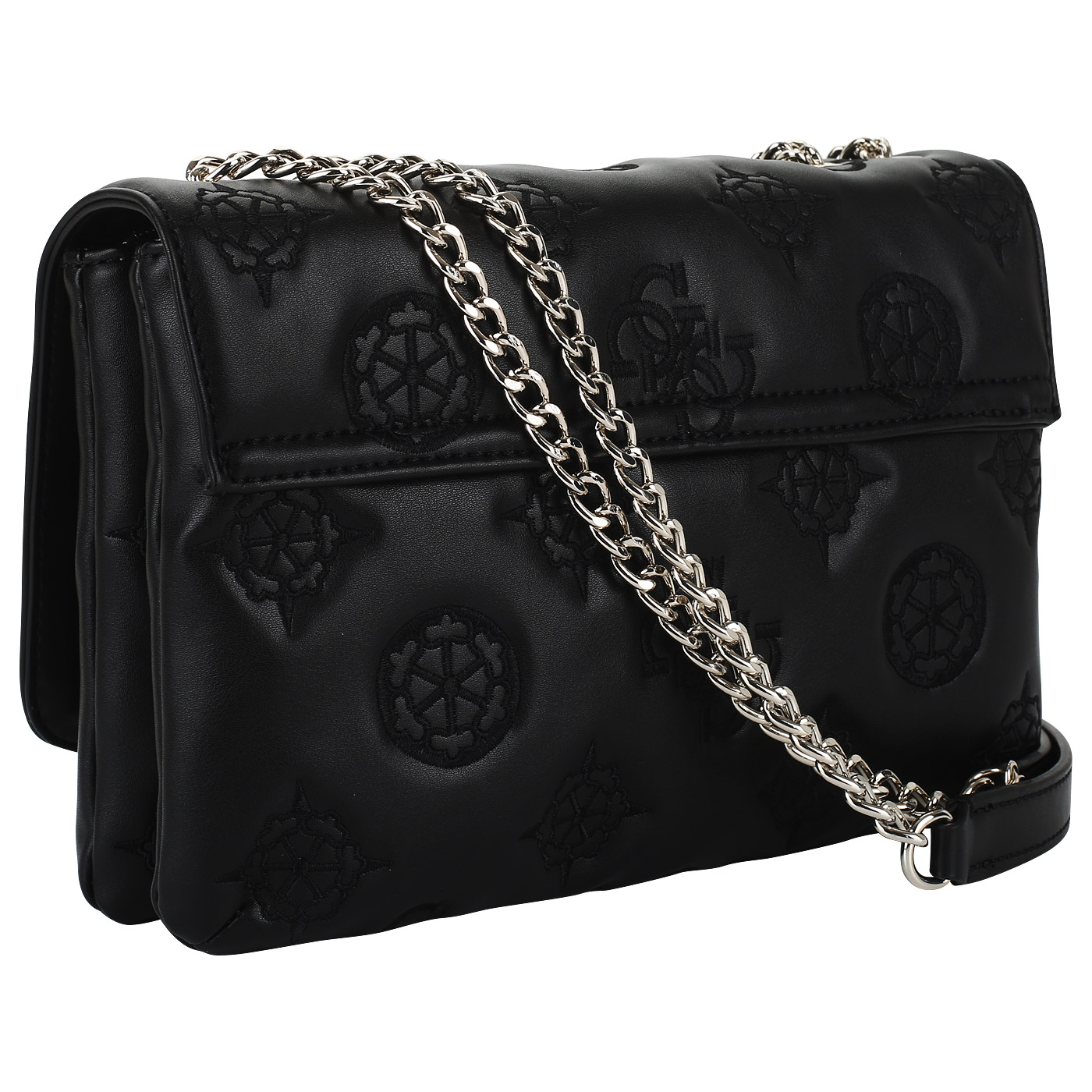 Черная стеганая сумка Guess Guess Chic