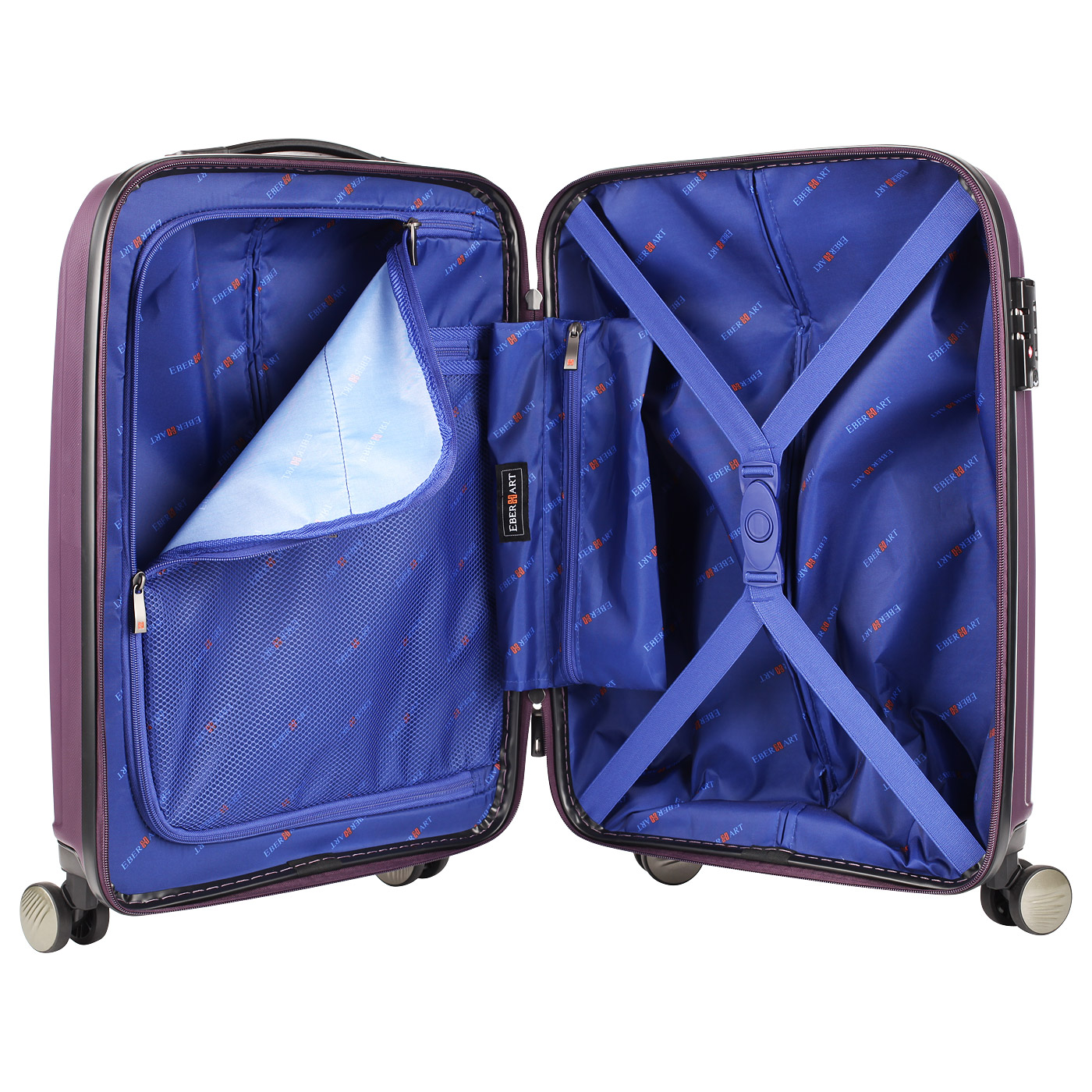 Чемодан маленький S из полипропилена Eberhart Storm