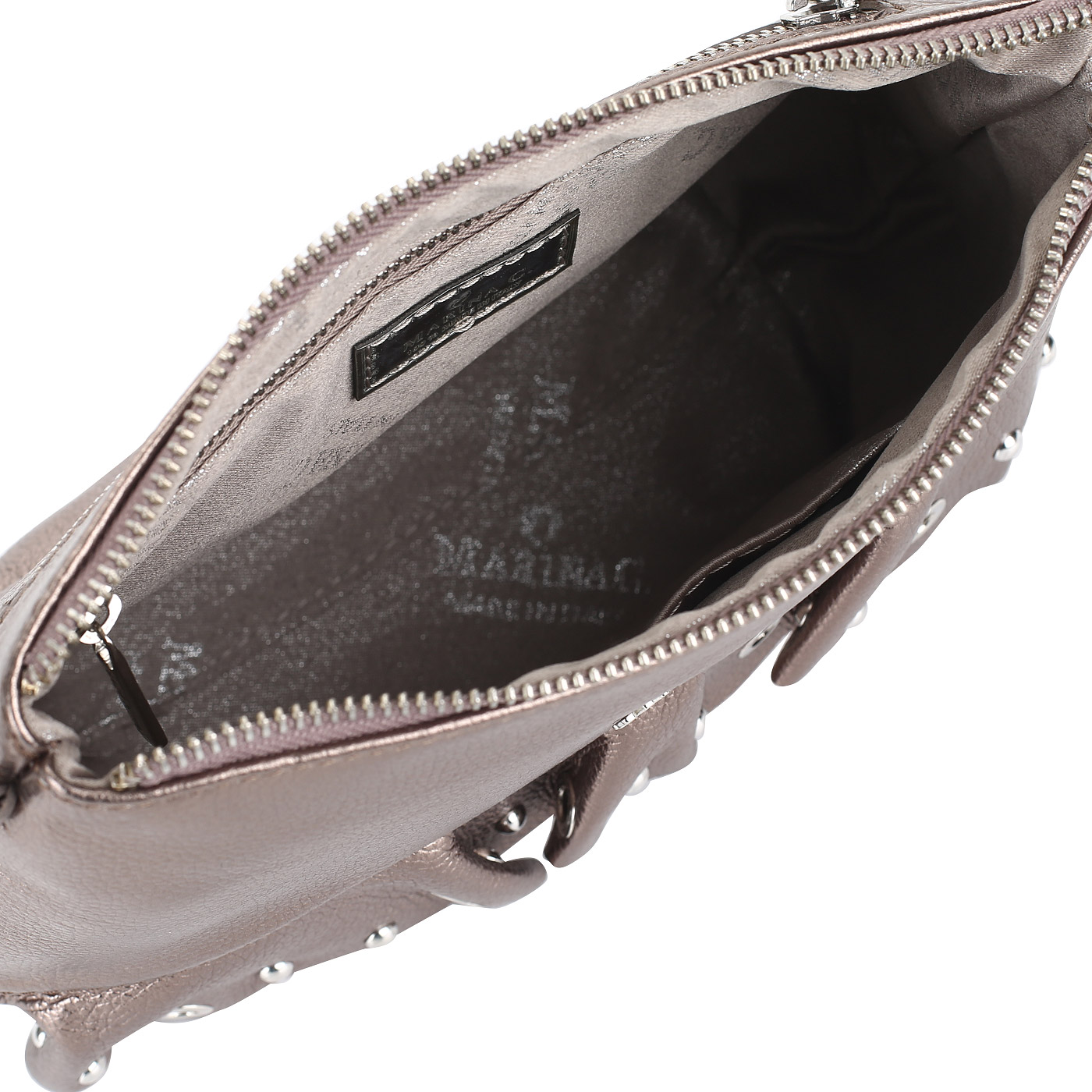 Сумочка с клепками через плечо Marina Creazioni 