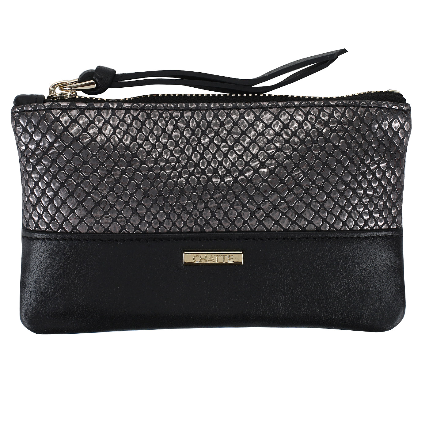 Chatte Женская кожаная ключница на молнии