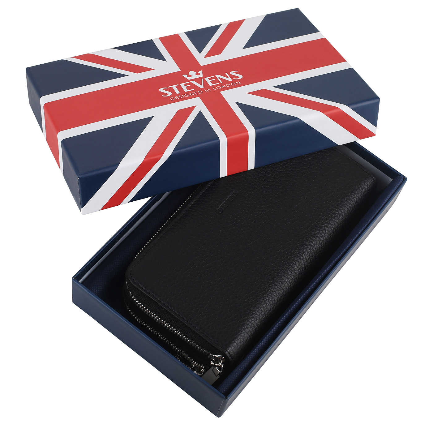 Кожаное портмоне с ремешком на запястье Stevens 