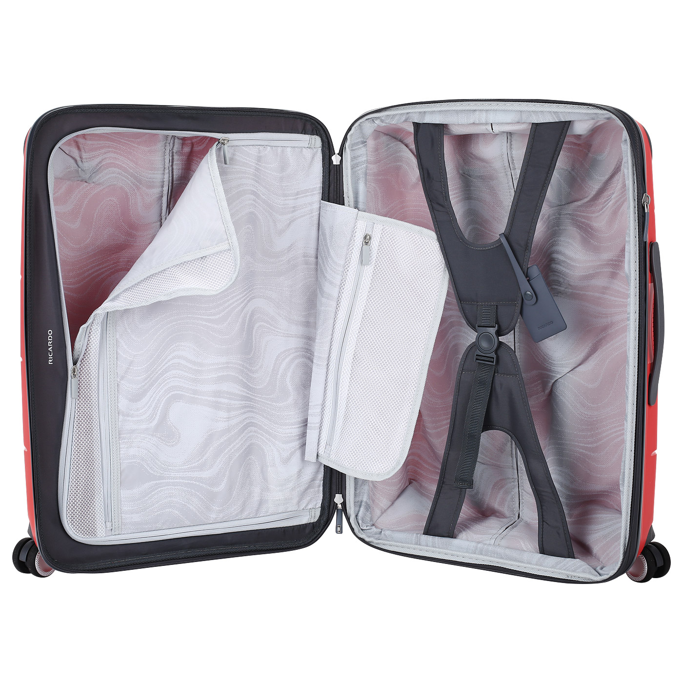 Чемодан средний M из полипропилена с кодовым замком Ricardo Mendocino