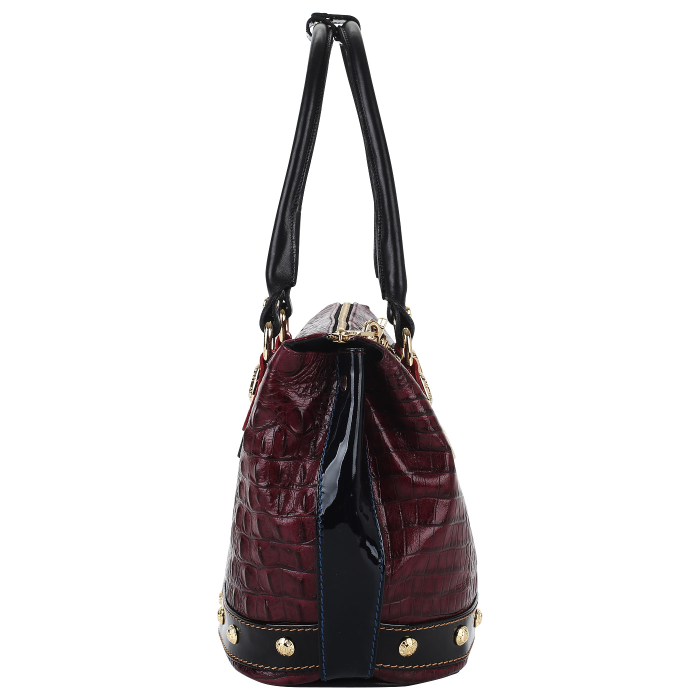 Сумка с отделкой под крокодиловую кожу Marino Orlandi 