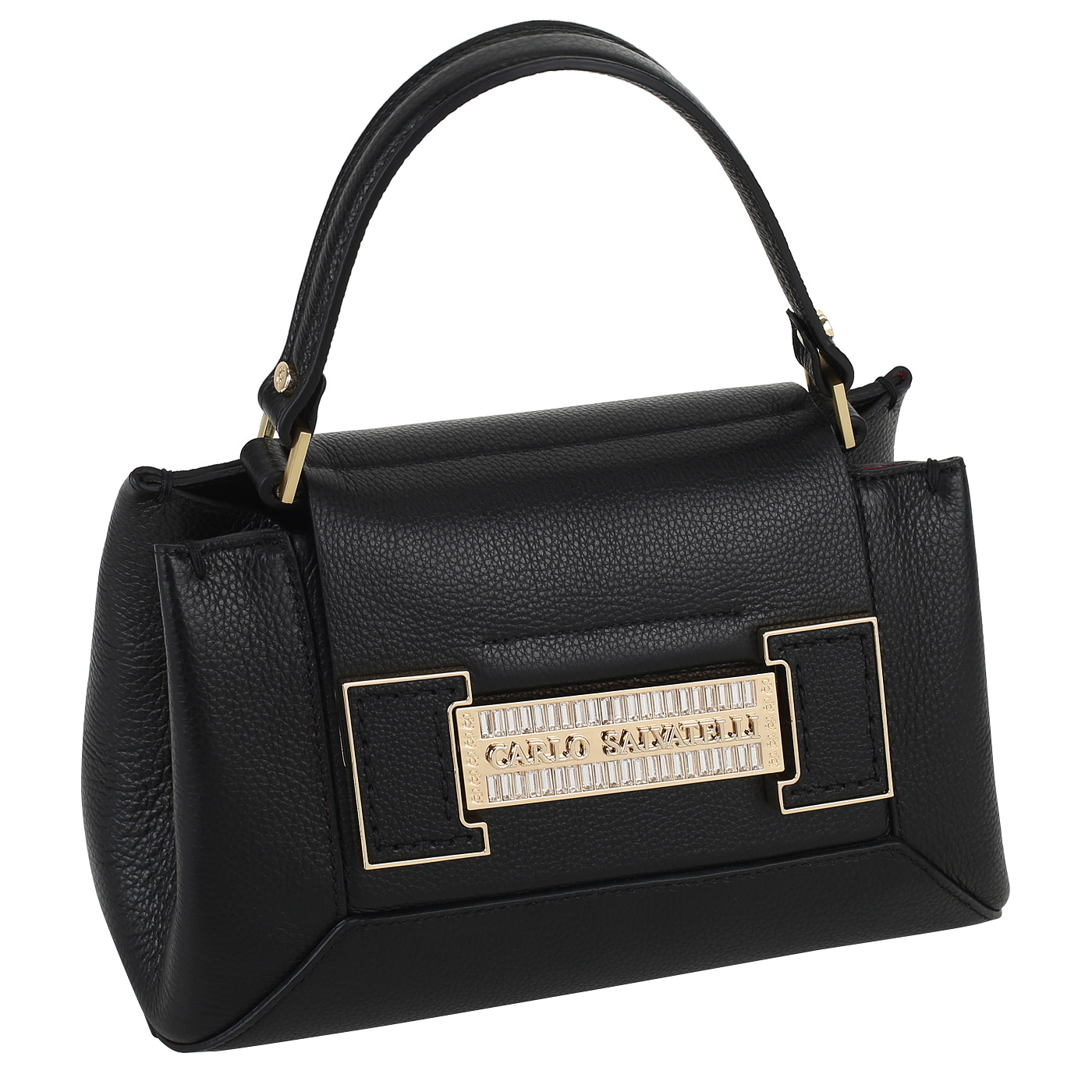 Кожаная сумка Carlo Salvatelli Diamante gemma