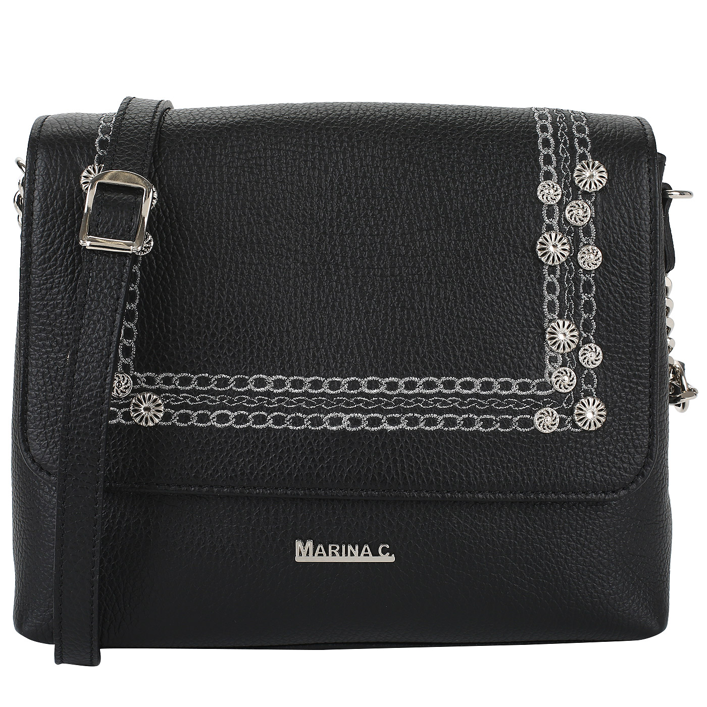 Marina Creazioni Сумка с вышивкой