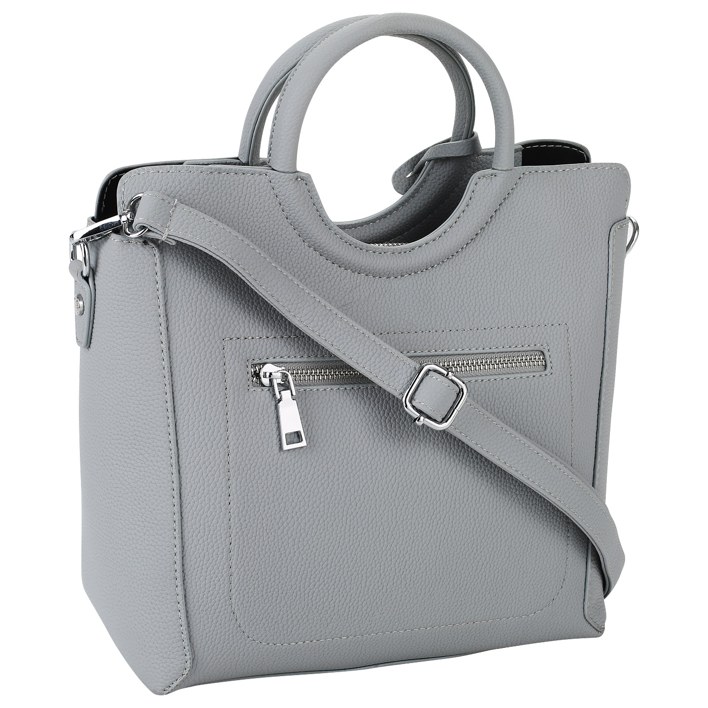 Серая сумка на молнии Dispacci 