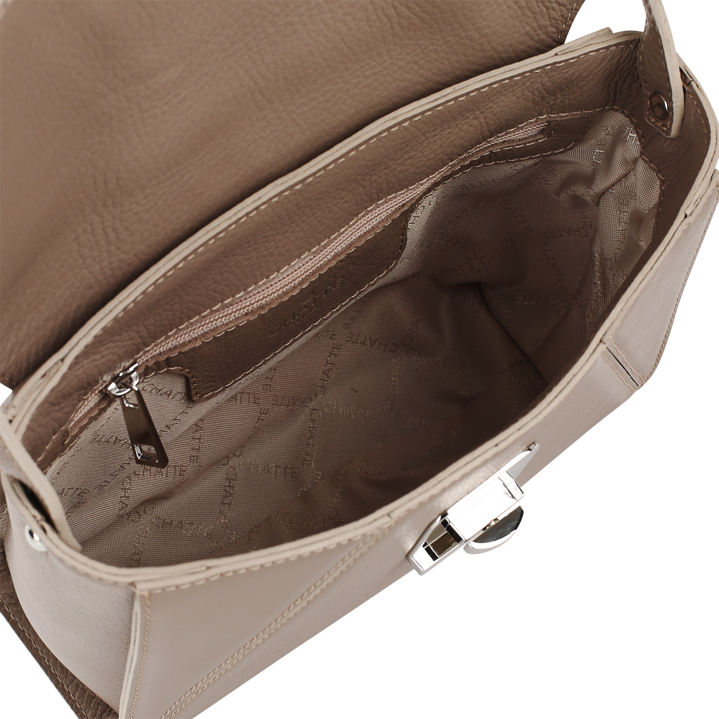 Сумка из комбинированной кожи Chatte 