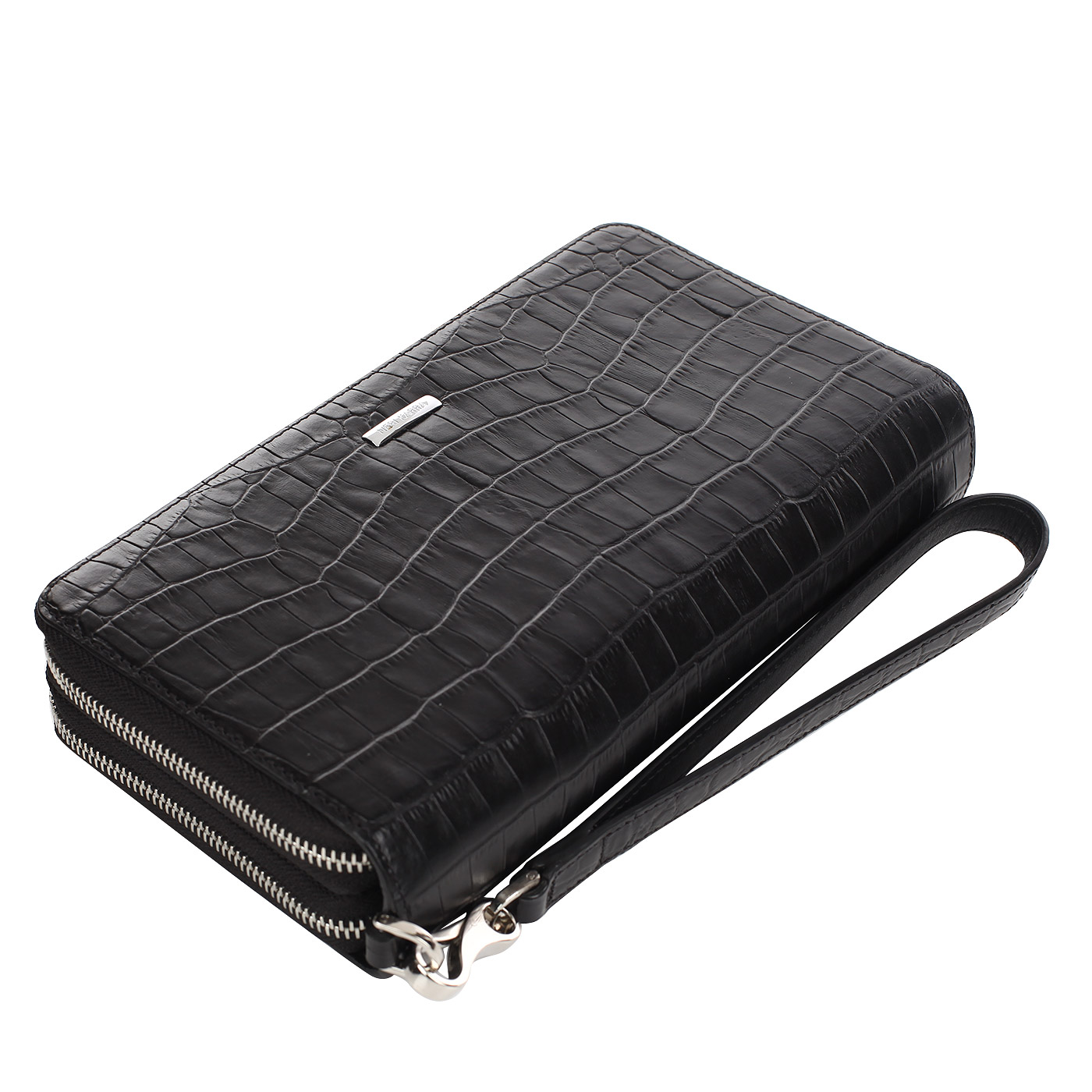 Кожаная барсетка с двумя отделами Neri Karra 