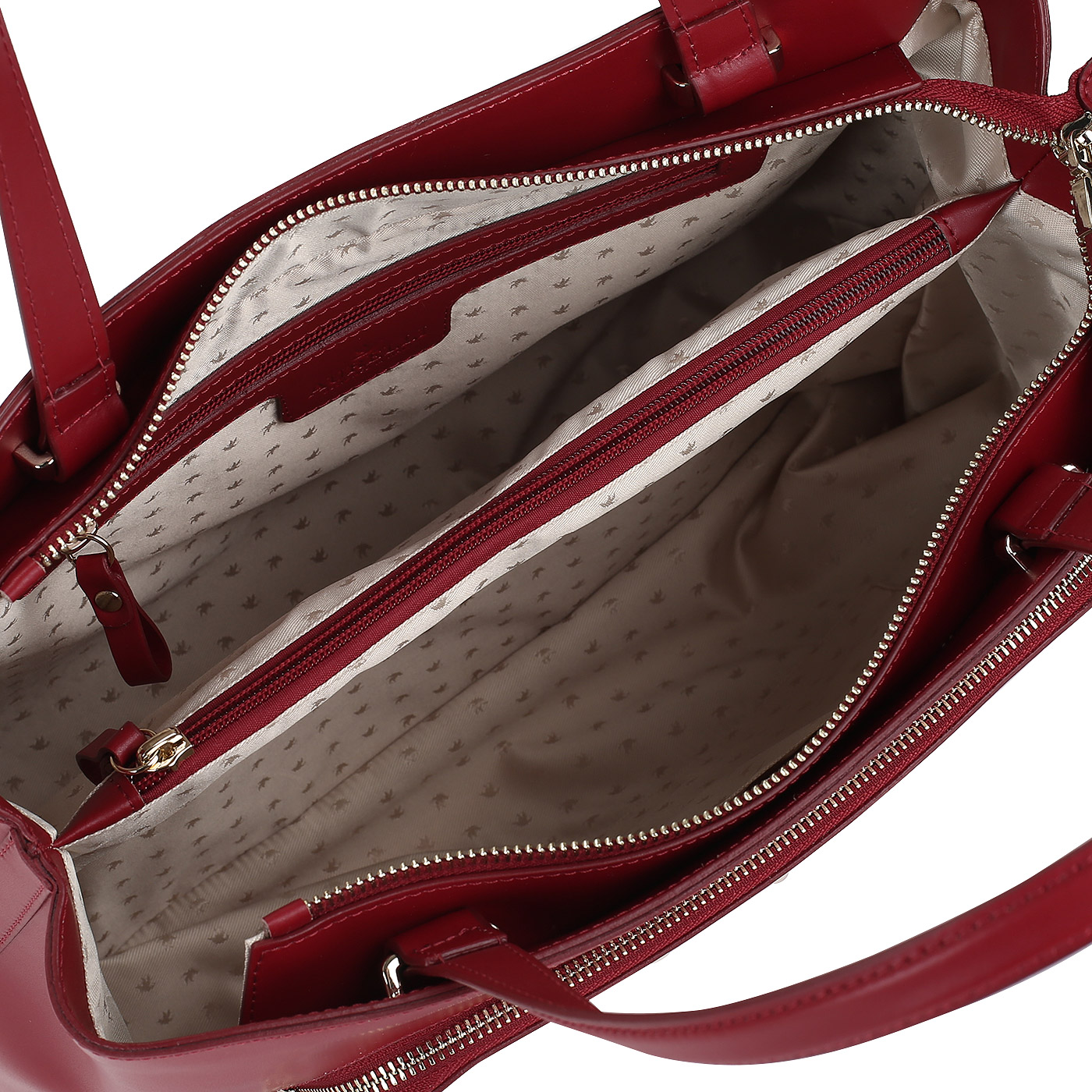 Женская сумка из красной кожи Aurelli 