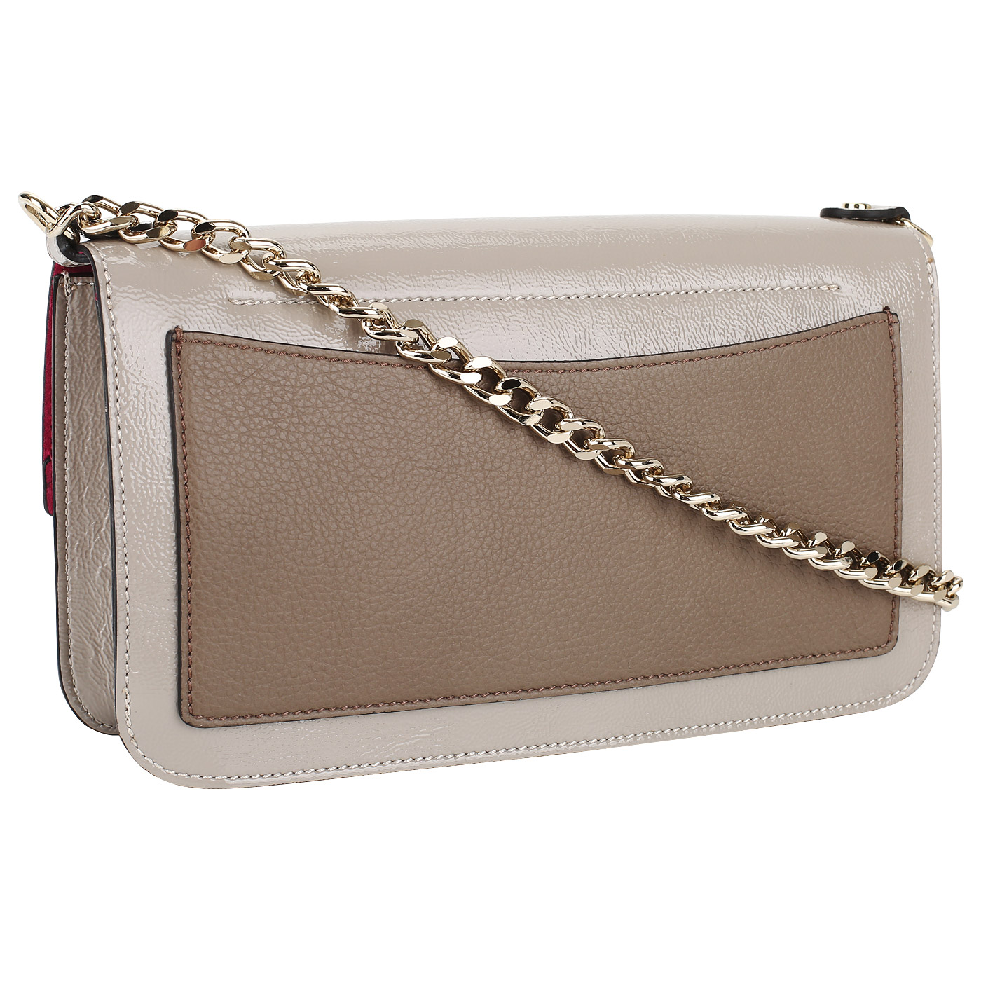 Сумочка на цепочке Carlo Salvatelli Naplak Camoscio