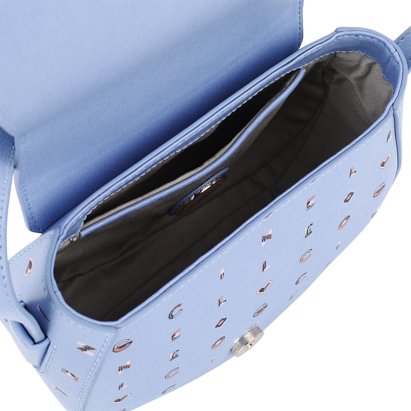 Сумочка через плечо с принтом Coccinelle Clementine logotype print