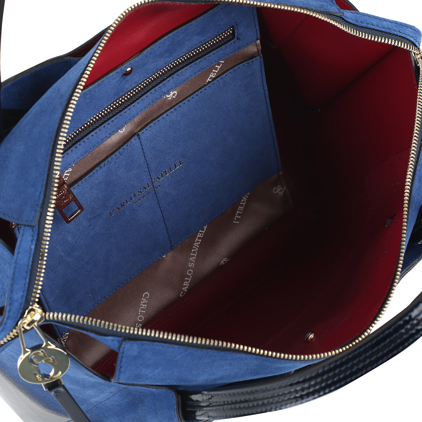 Комбинированная сумка Carlo Salvatelli Sorrento