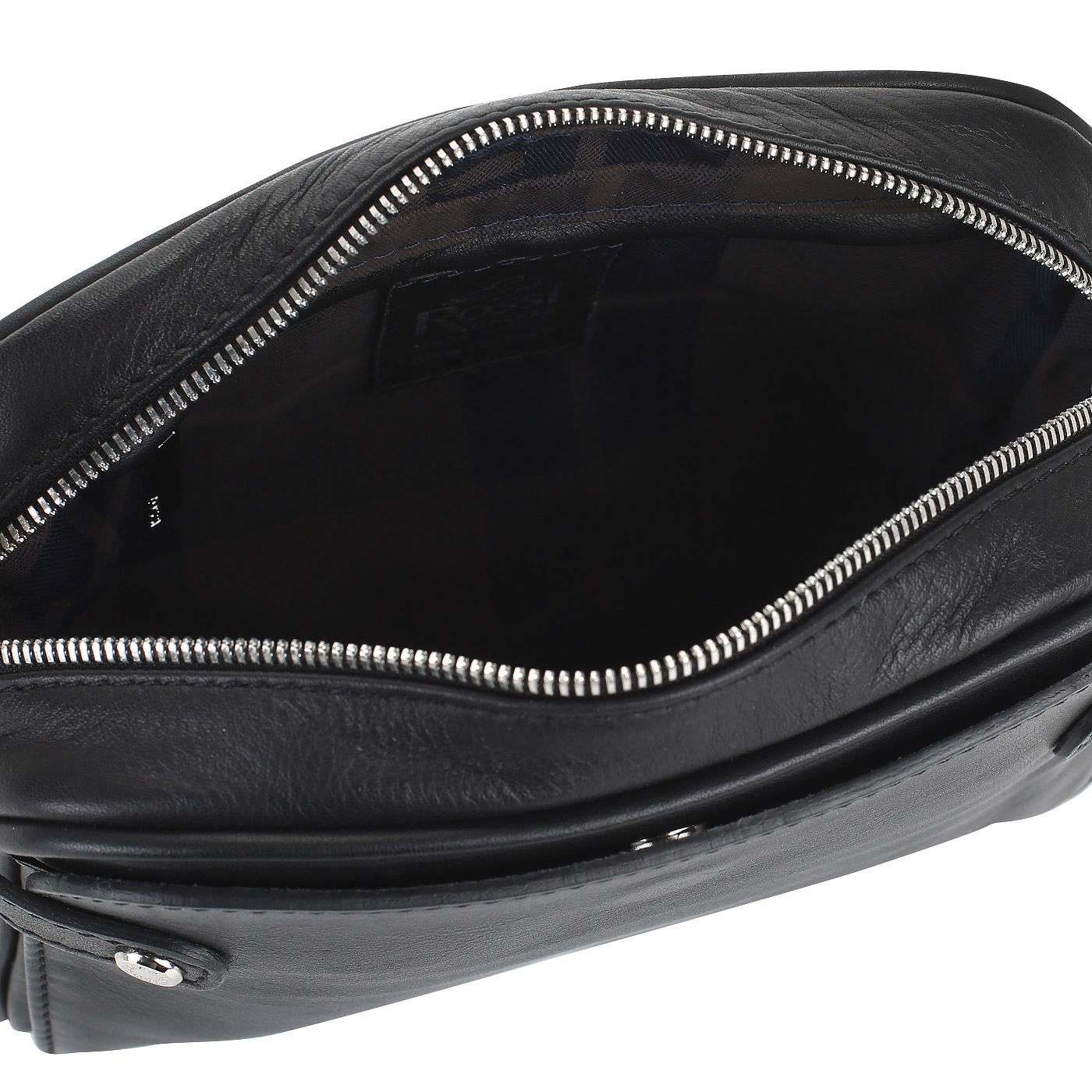 Сумка из гладкой кожи Bruno Rossi 