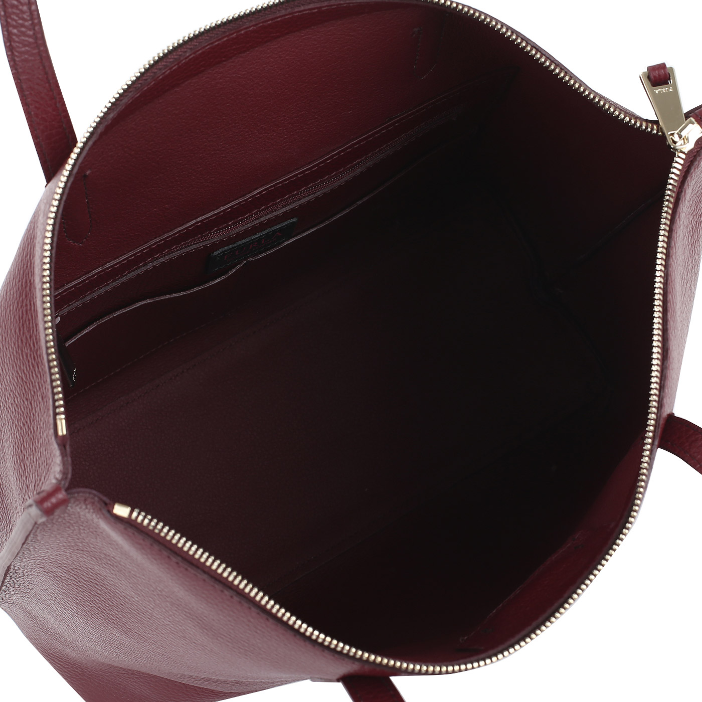 Классическая сумка из зернистой кожи Furla Luce