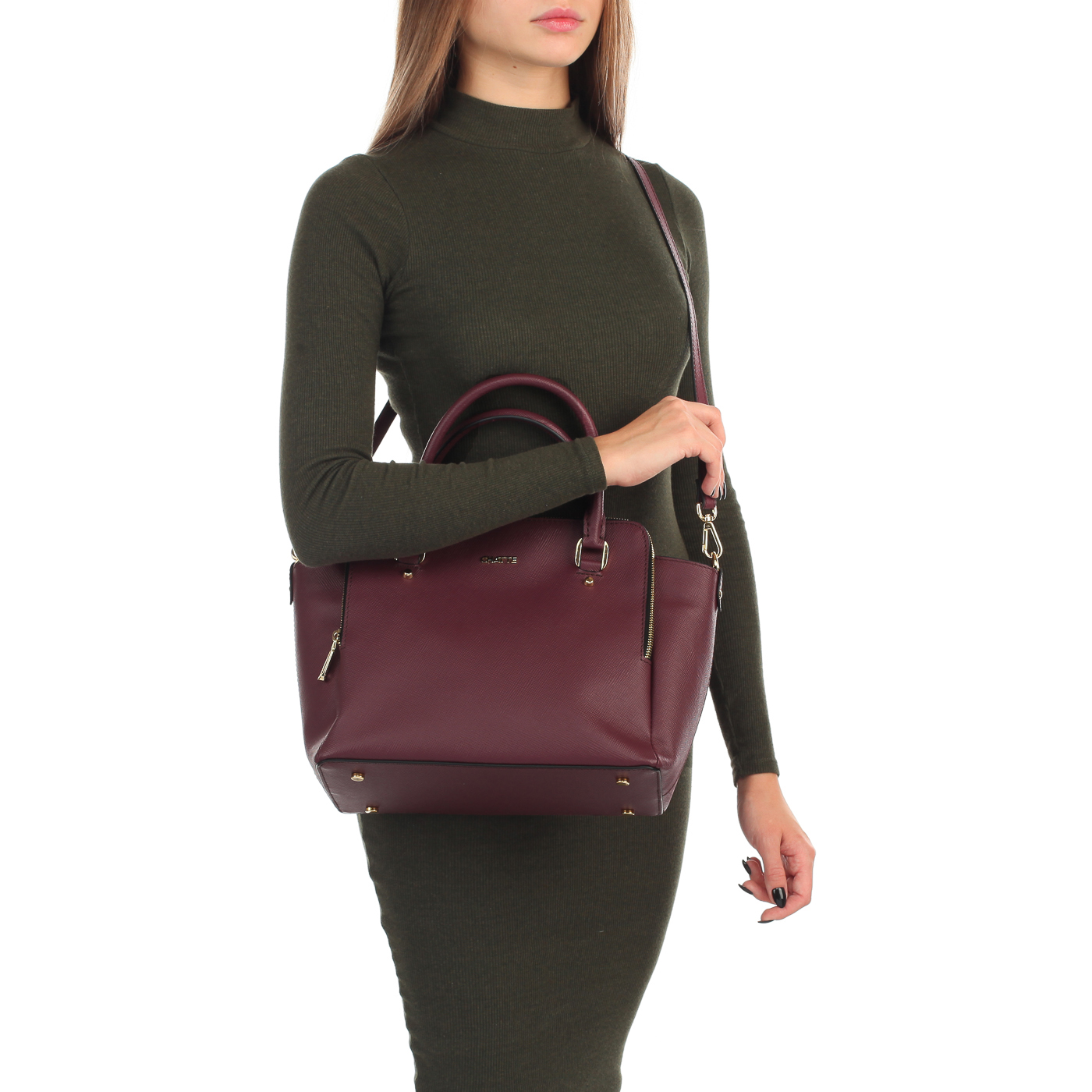 Сафьяновая сумка Chatte Lille