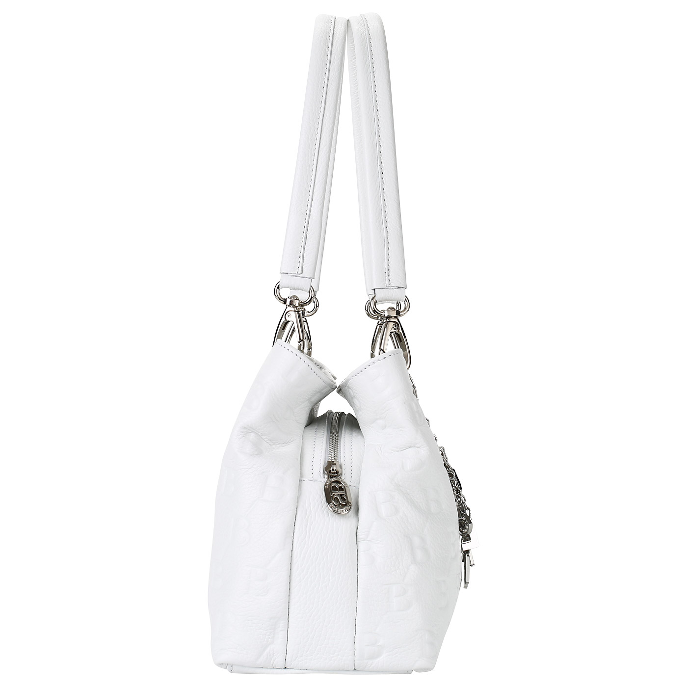 Белая кожаная сумка Sara Burglar Ariel Person