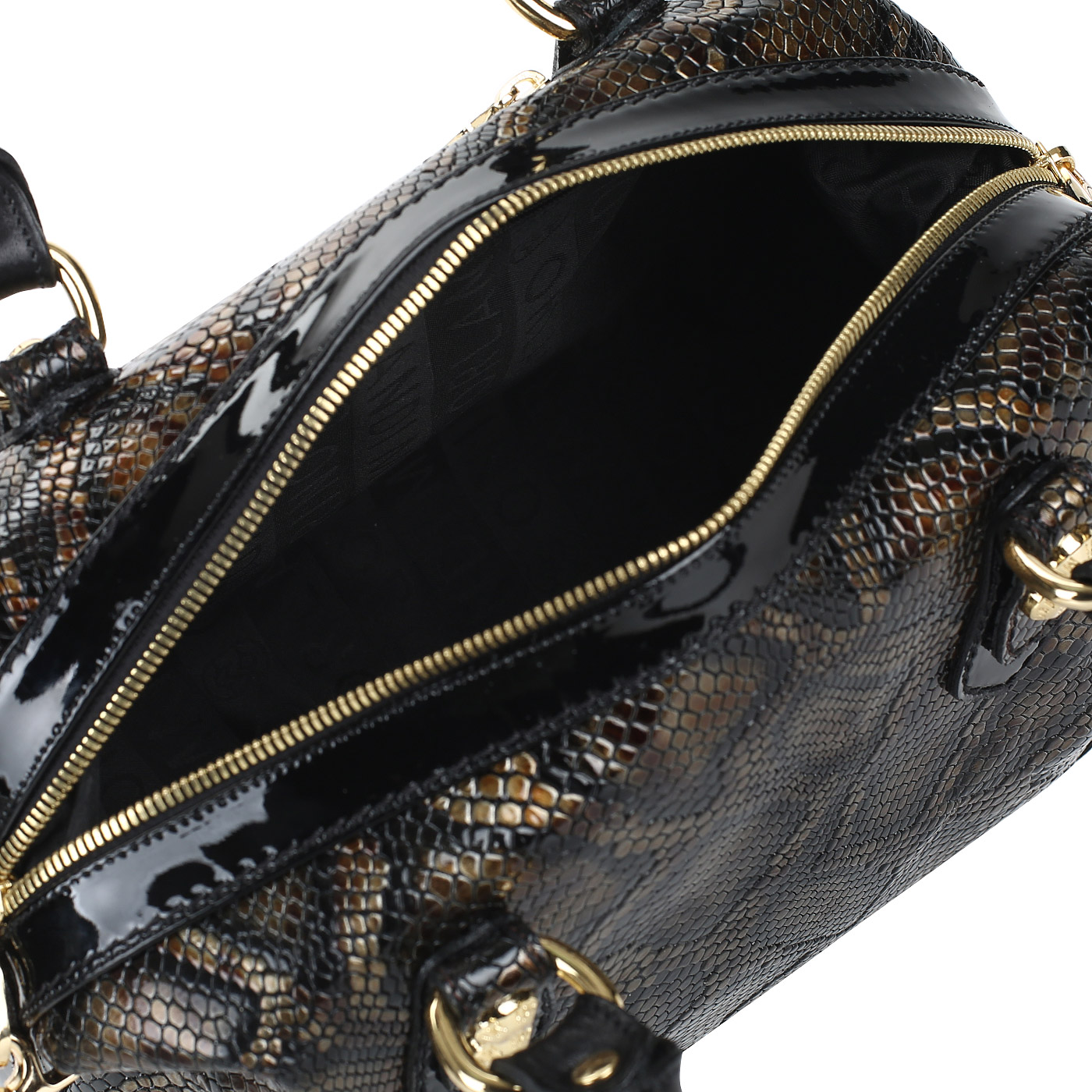 Кожаная сумка на двойной молнии Marino Orlandi 