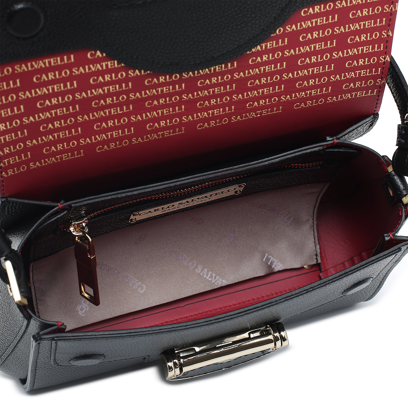 Кожаная сумка Carlo Salvatelli Tiziana gemma