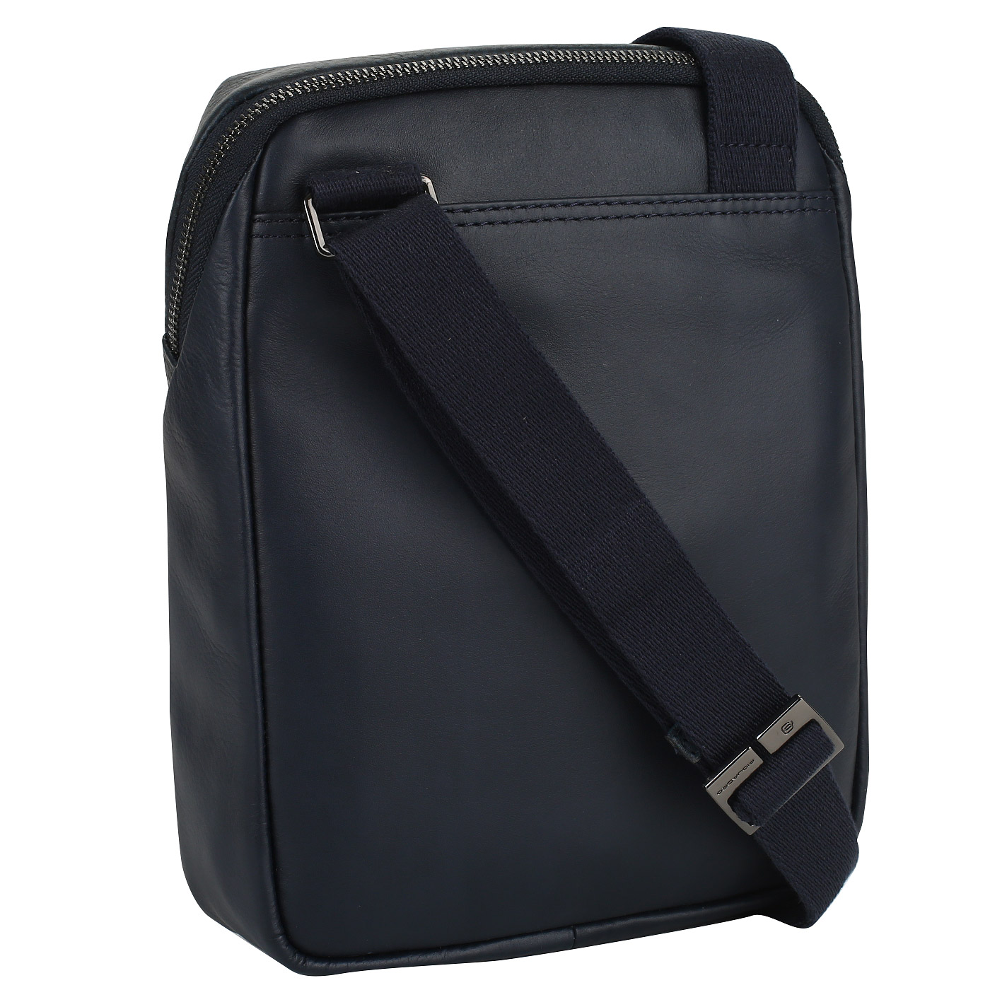 Сумка-планшет из синей кожи Piquadro Line