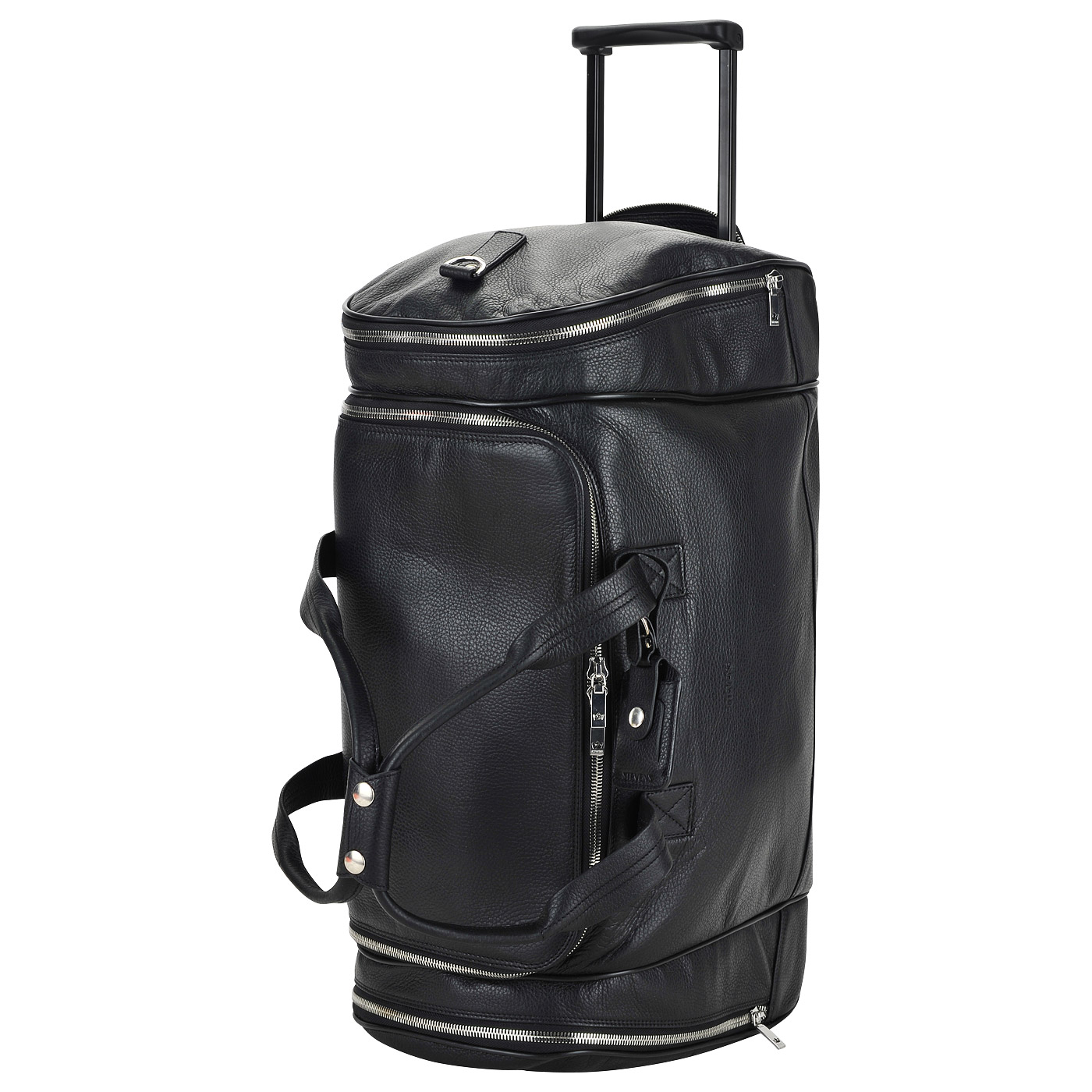 Stevens Кожаная дорожная сумка на колесах