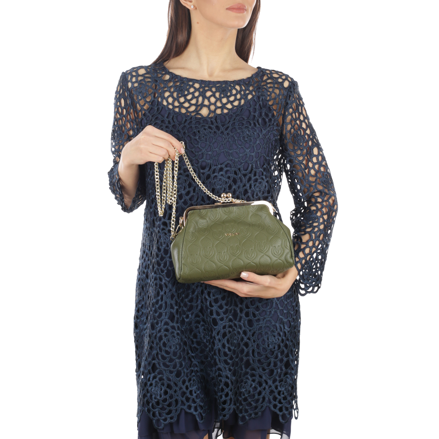 Сумка через плечо с цепочкой Vittorio Violini 