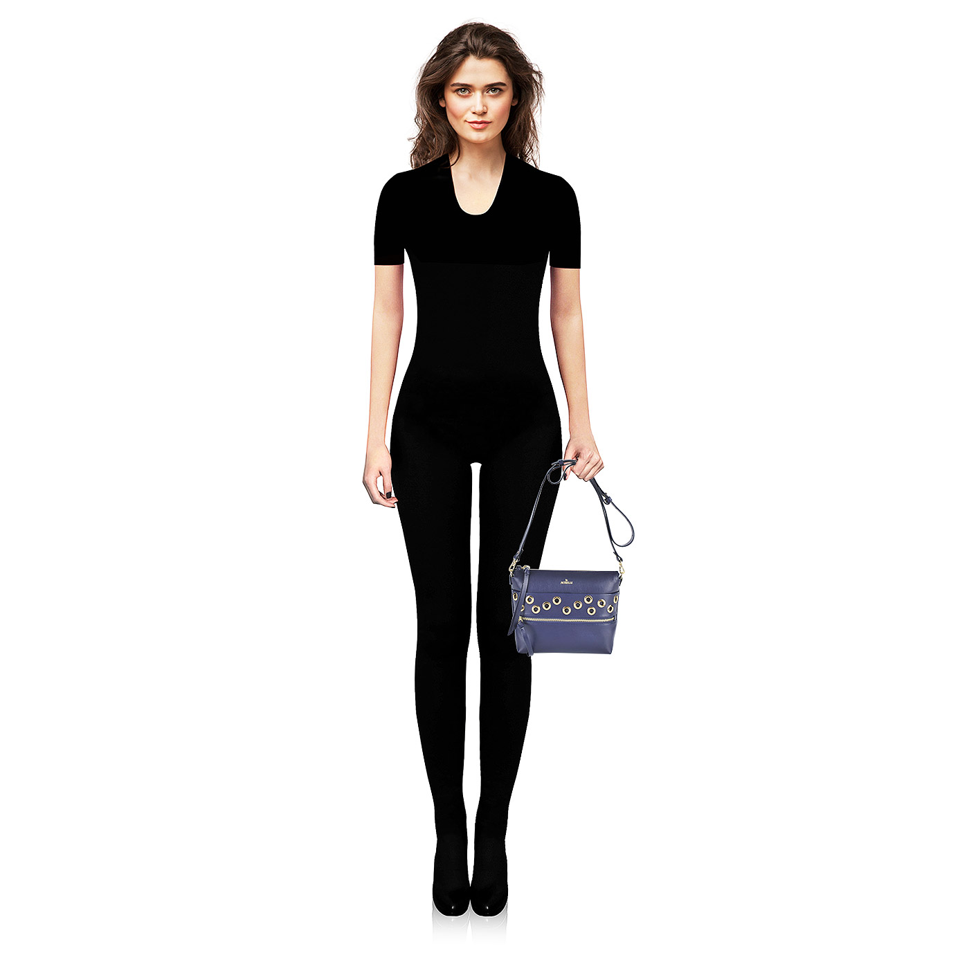 Женская кожаная сумка через плечо Aurelli 